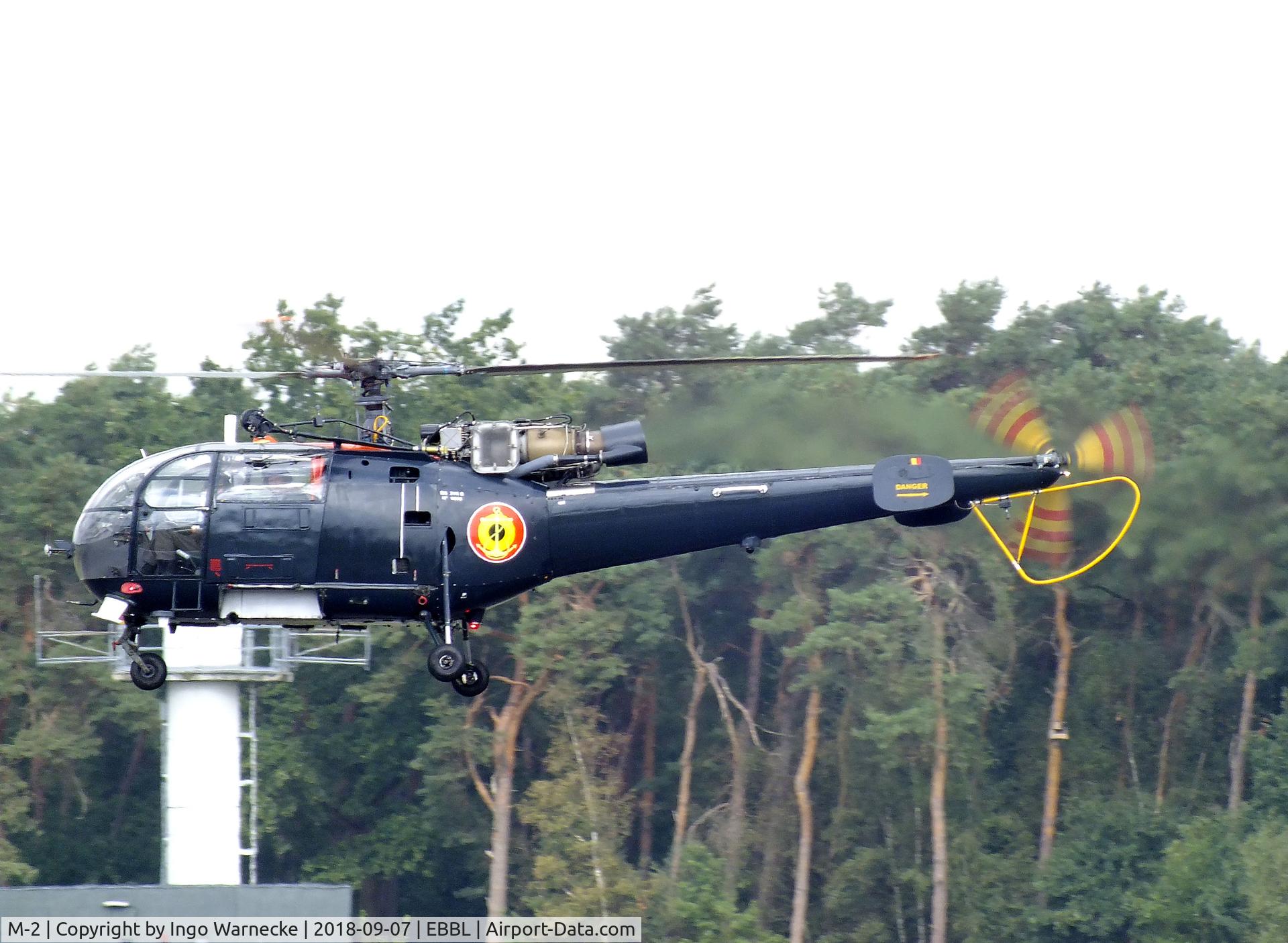 M-2, Aérospatiale SA-316B Alouette III C/N 1816, Aerospatiale SA.316B Alouette III of the Belgian Navy at the 2018 BAFD spotters day, Kleine Brogel airbase