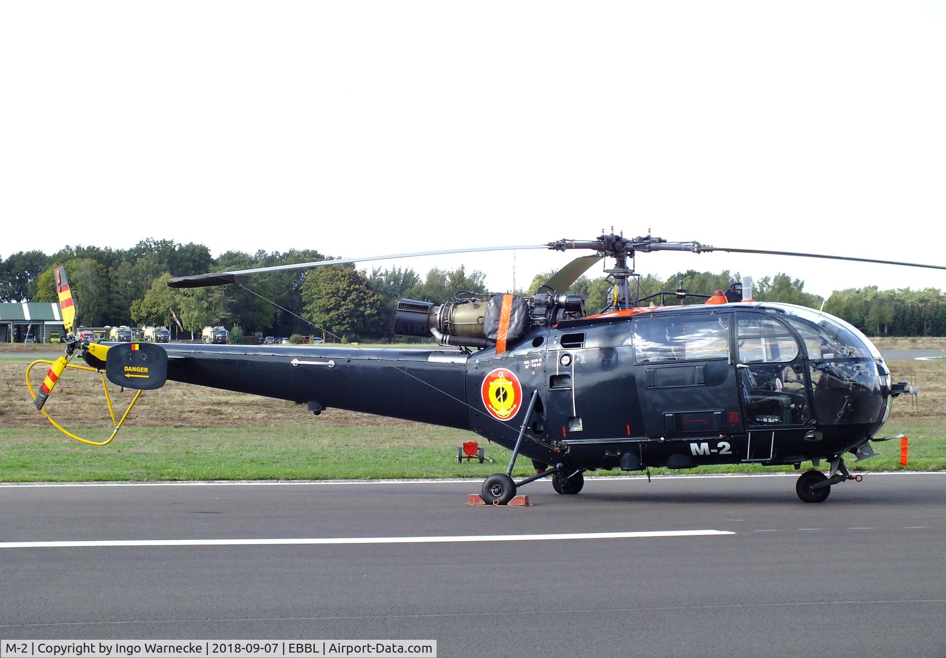 M-2, Aérospatiale SA-316B Alouette III C/N 1816, Aerospatiale SA.316B Alouette III of the Belgian Navy at the 2018 BAFD spotters day, Kleine Brogel airbase