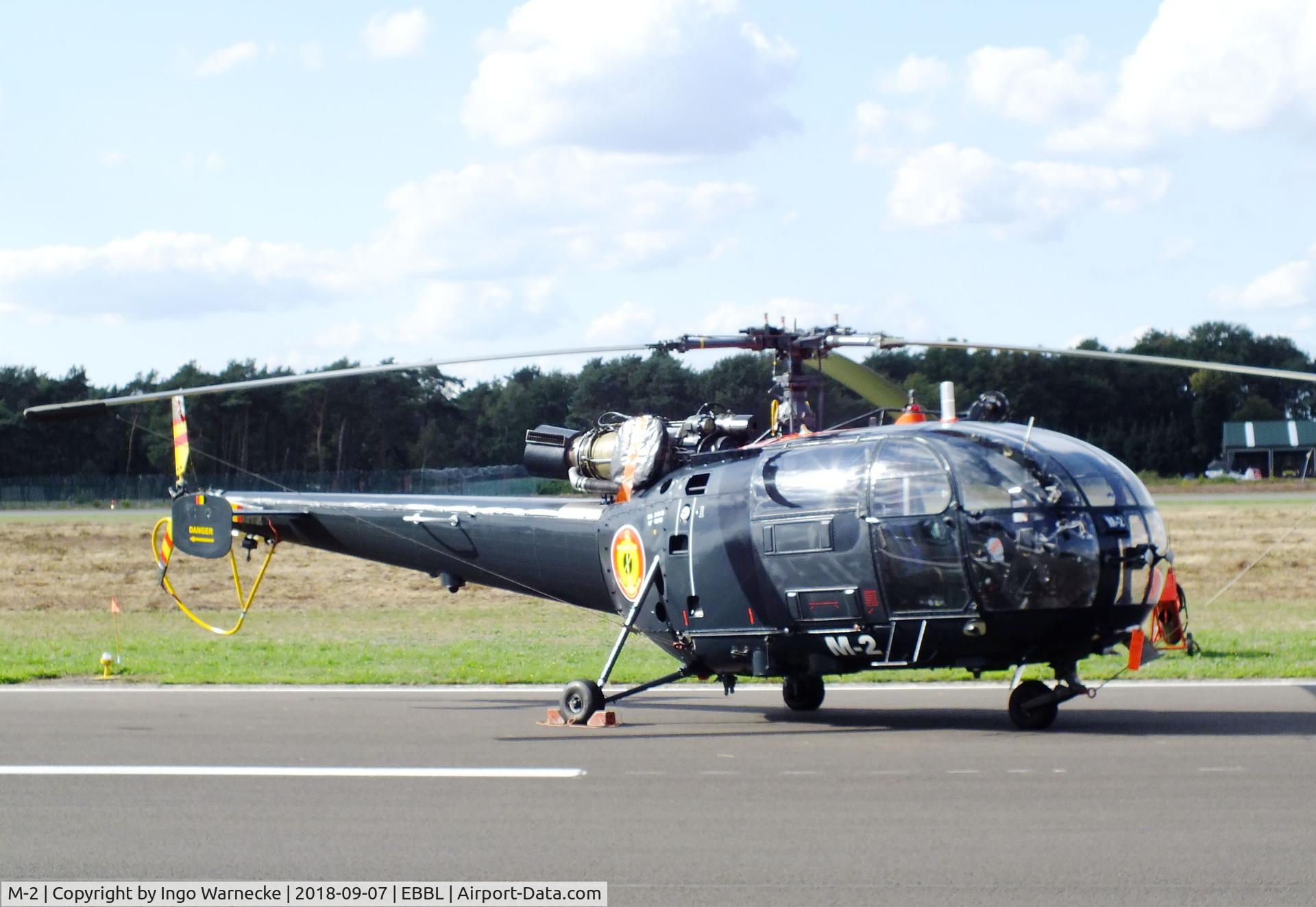M-2, Aérospatiale SA-316B Alouette III C/N 1816, Aerospatiale SA.316B Alouette III of the Belgian Navy at the 2018 BAFD spotters day, Kleine Brogel airbase