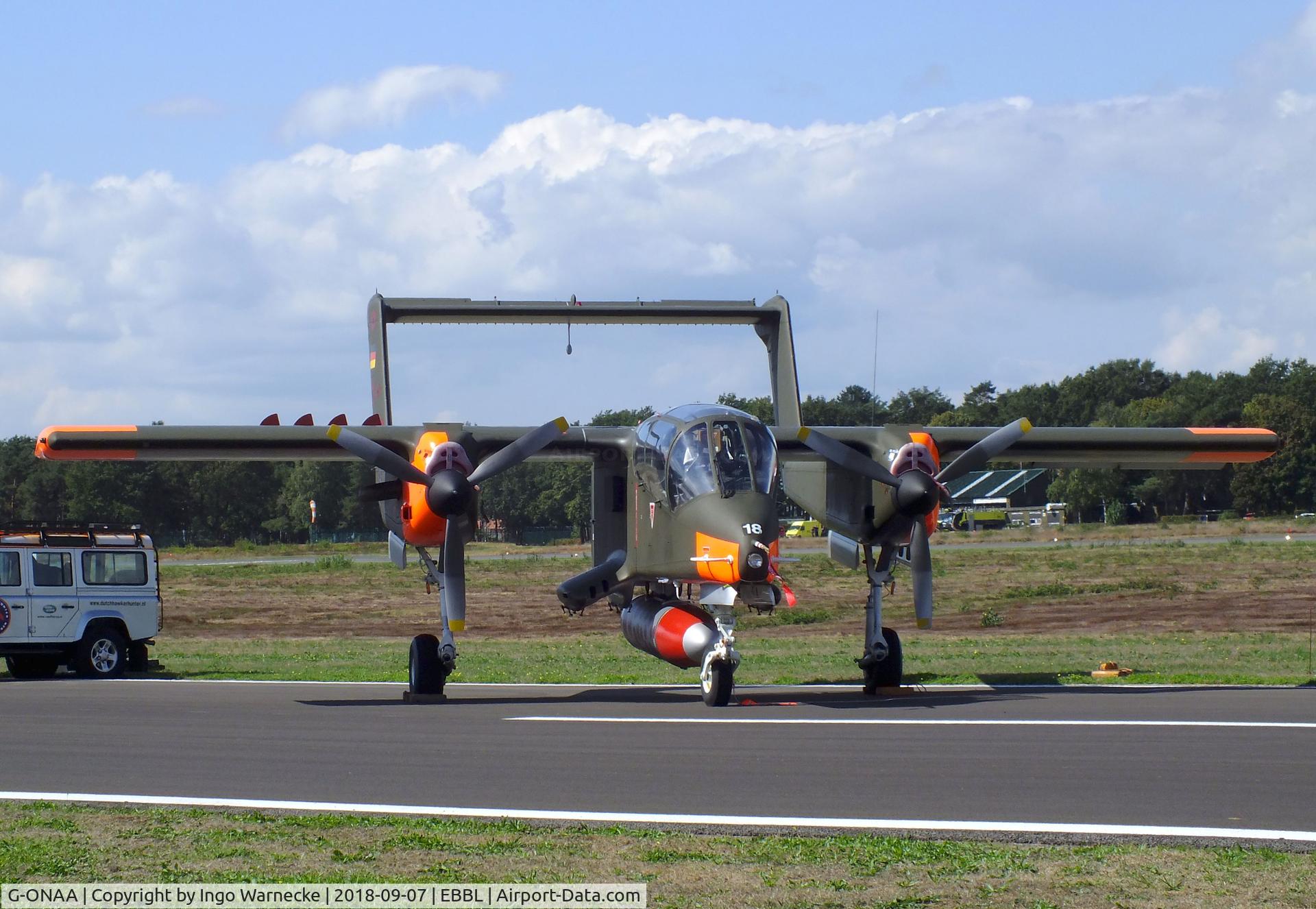 G-ONAA, 1971 North American OV-10B Bronco C/N 338-3, North American OV-10B Bronco at the 2018 BAFD spotters day, Kleine Brogel airbase