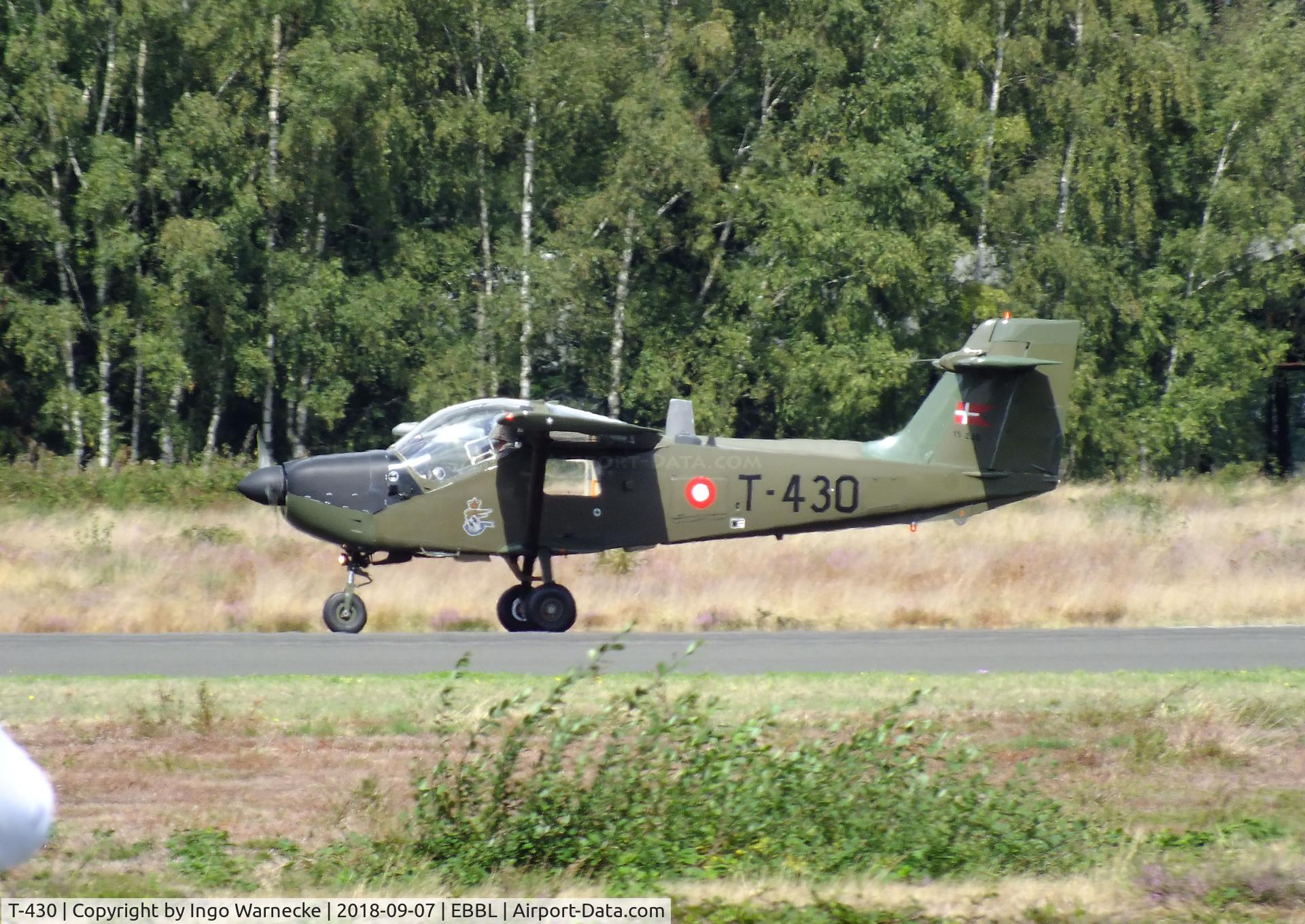 T-430, Saab T-17 Supporter C/N 15-230, SAAB T-17 Supporter of Flyvevabnet (Danish AF) at the 2018 BAFD spotters day, Kleine Brogel airbase