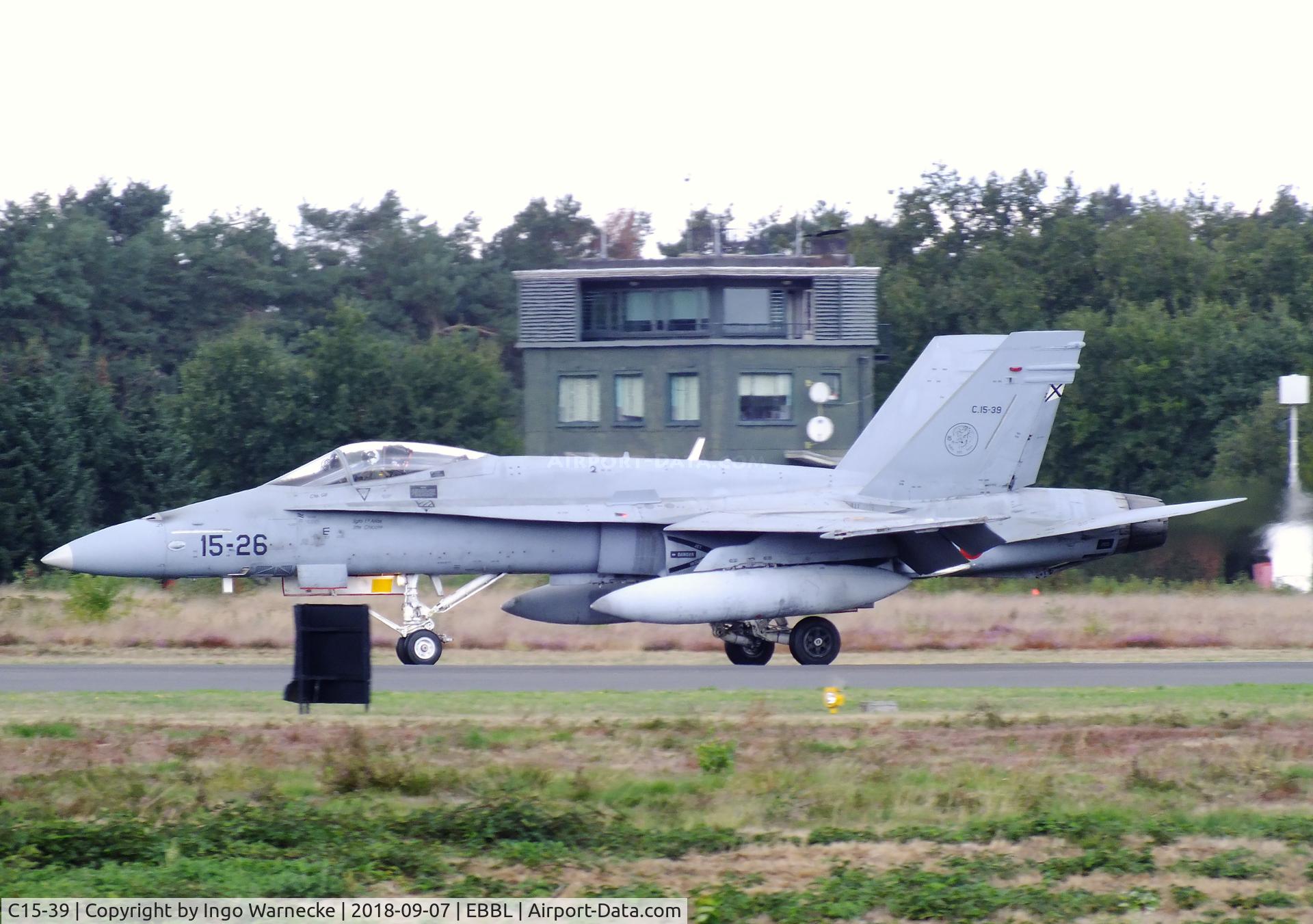 C15-39, McDonnell Douglas EF-18A Hornet C/N 0670/A544, McDonnell Douglas EF-18A (F/A-18A) Hornet of the Ejercito del Aire (Spanish AF) at the 2018 BAFD spotters day, Kleine Brogel airbase