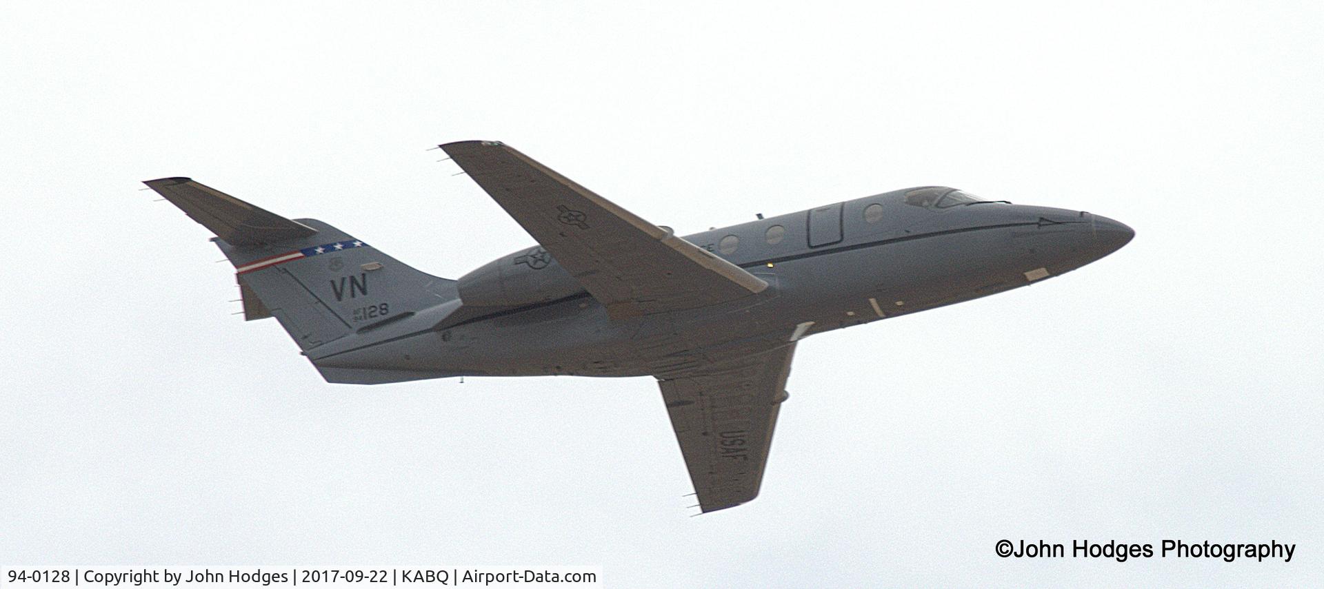 94-0128, 1994 Raytheon T-1A Jayhawk C/N TT-128, Leaving KABQ for home