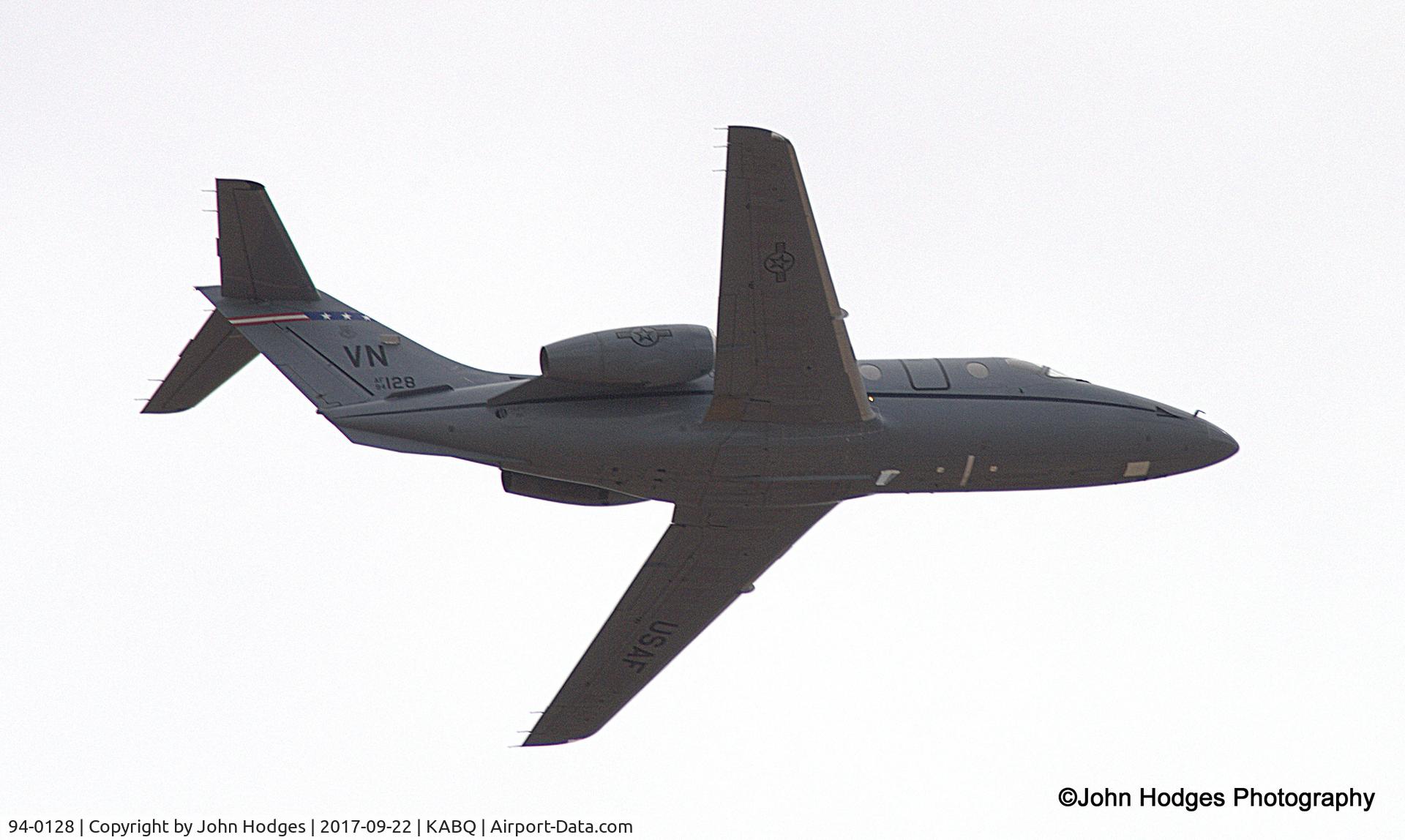 94-0128, 1994 Raytheon T-1A Jayhawk C/N TT-128, Leaving KABQ for home