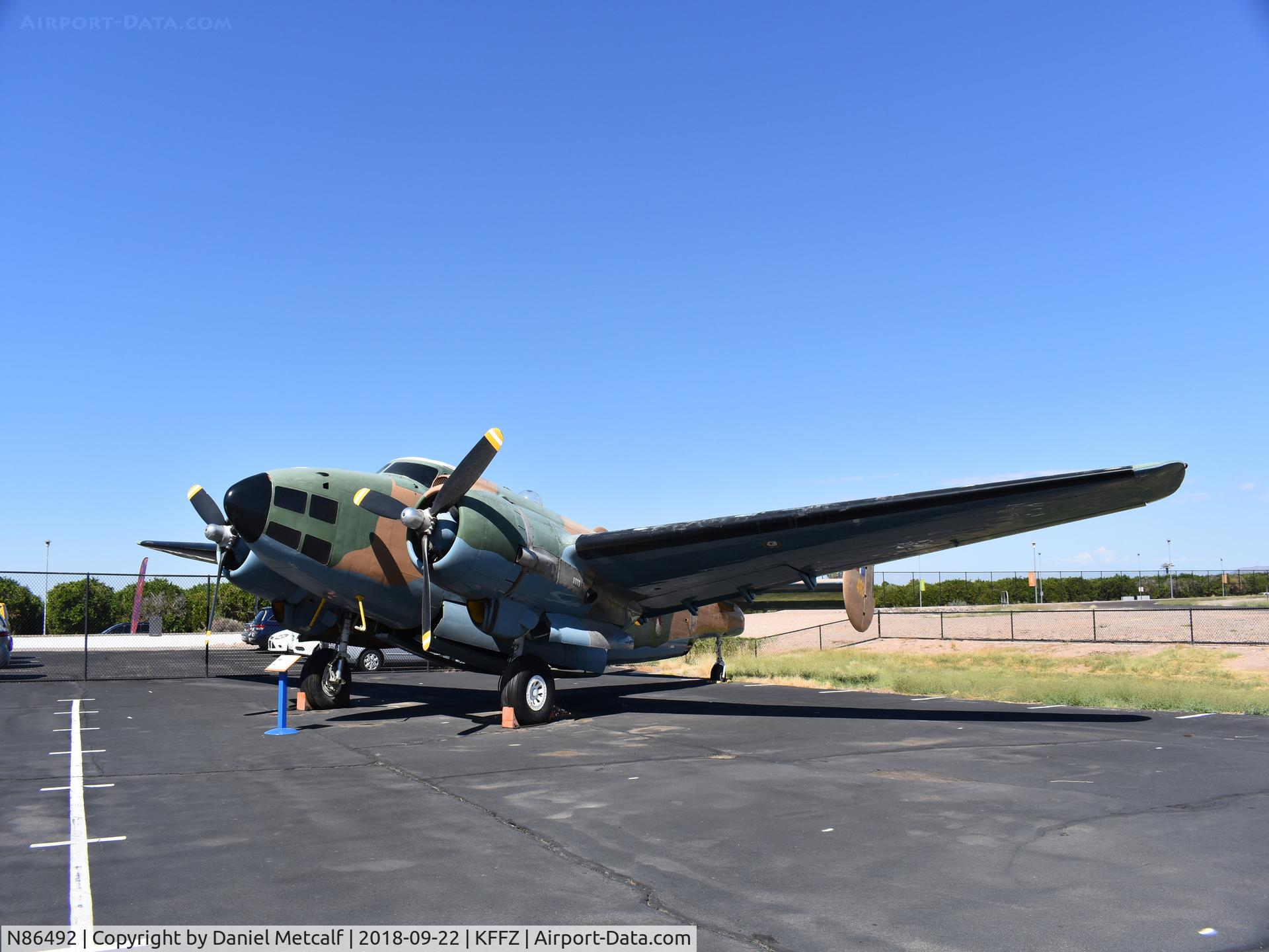 N86492, Lockheed PV-2 Harpoon C/N 15-1473, Seen on the ramp at the Arizona Commemorative Air Force Museum