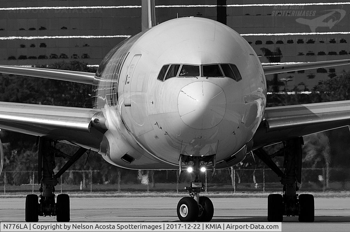 N776LA, 2012 Boeing 777-F16 C/N 38091, MIA > CCS