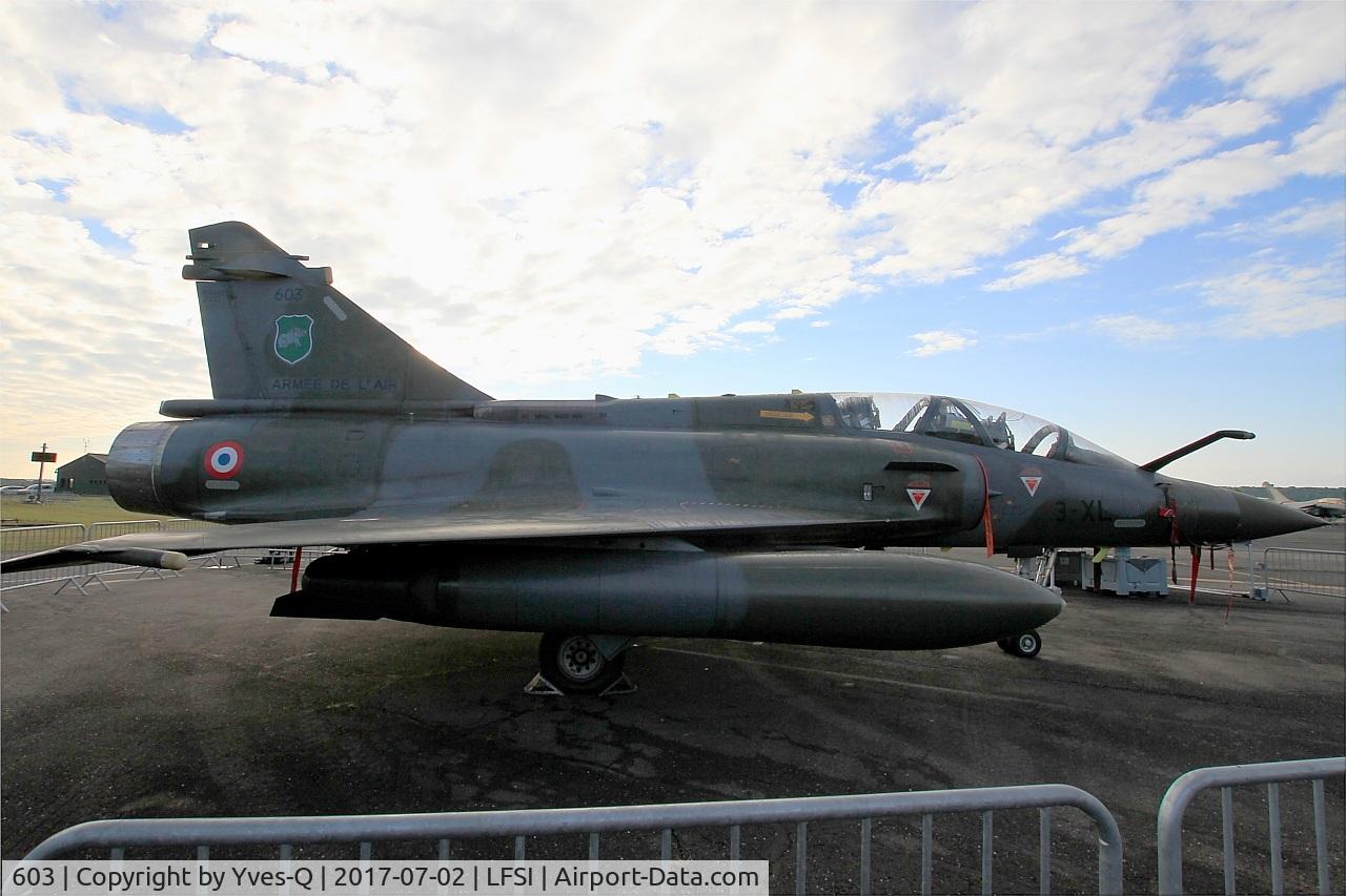 603, Dassault Mirage 2000D C/N 394, Dassault Mirage 2000D, Static display, St Dizier-Robinson Air Base 113 (LFSI) Open day 2017