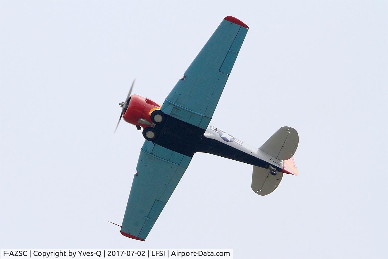 F-AZSC, North American AT-6D Texan C/N 88-15943 (41-34672), North American AT-6D Texan, On display, St Dizier-Robinson Air Base 113 (LFSI) Open day 2017