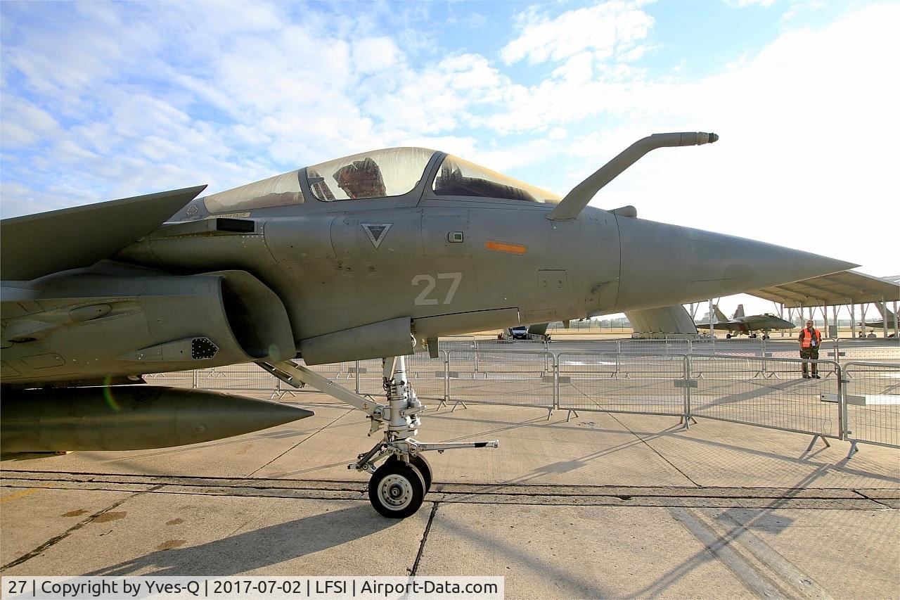 27, 2011 Dassault Rafale M C/N 27, Dassault Rafale M, Static display, St Dizier-Robinson Air Base 113 (LFSI) Open day 2017