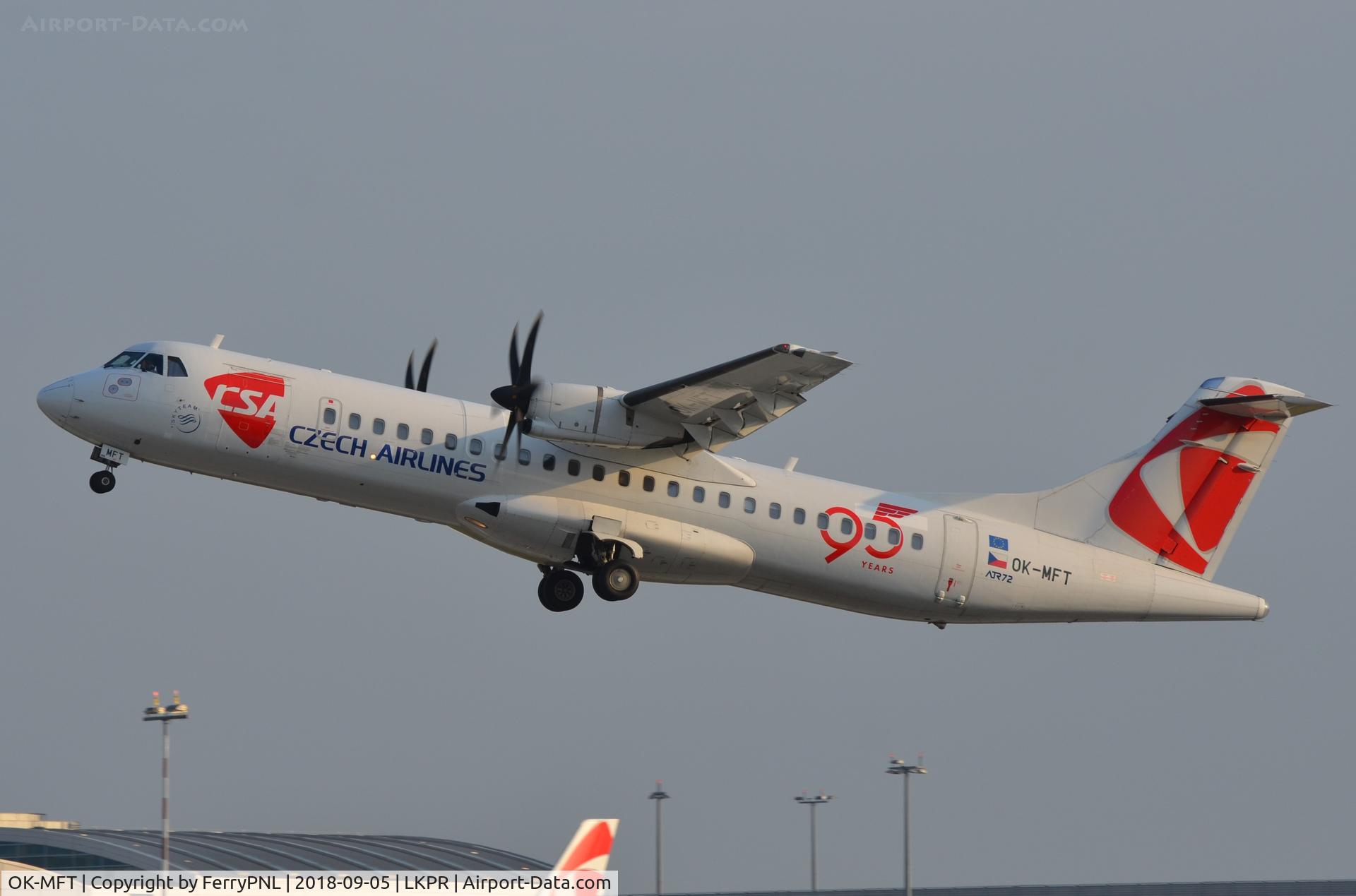 OK-MFT, 2007 ATR 72-212A C/N 761, CSA ATR72