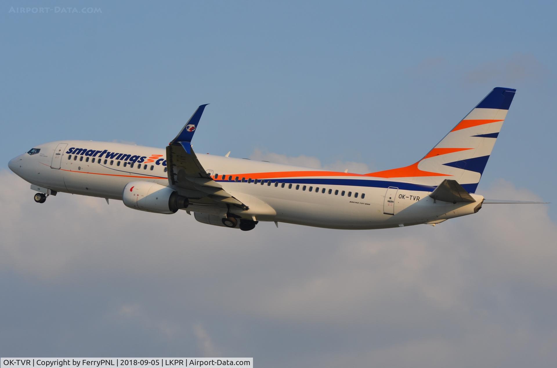 OK-TVR, 2011 Boeing 737-86N C/N 38018, Smartwings B738 taking-off