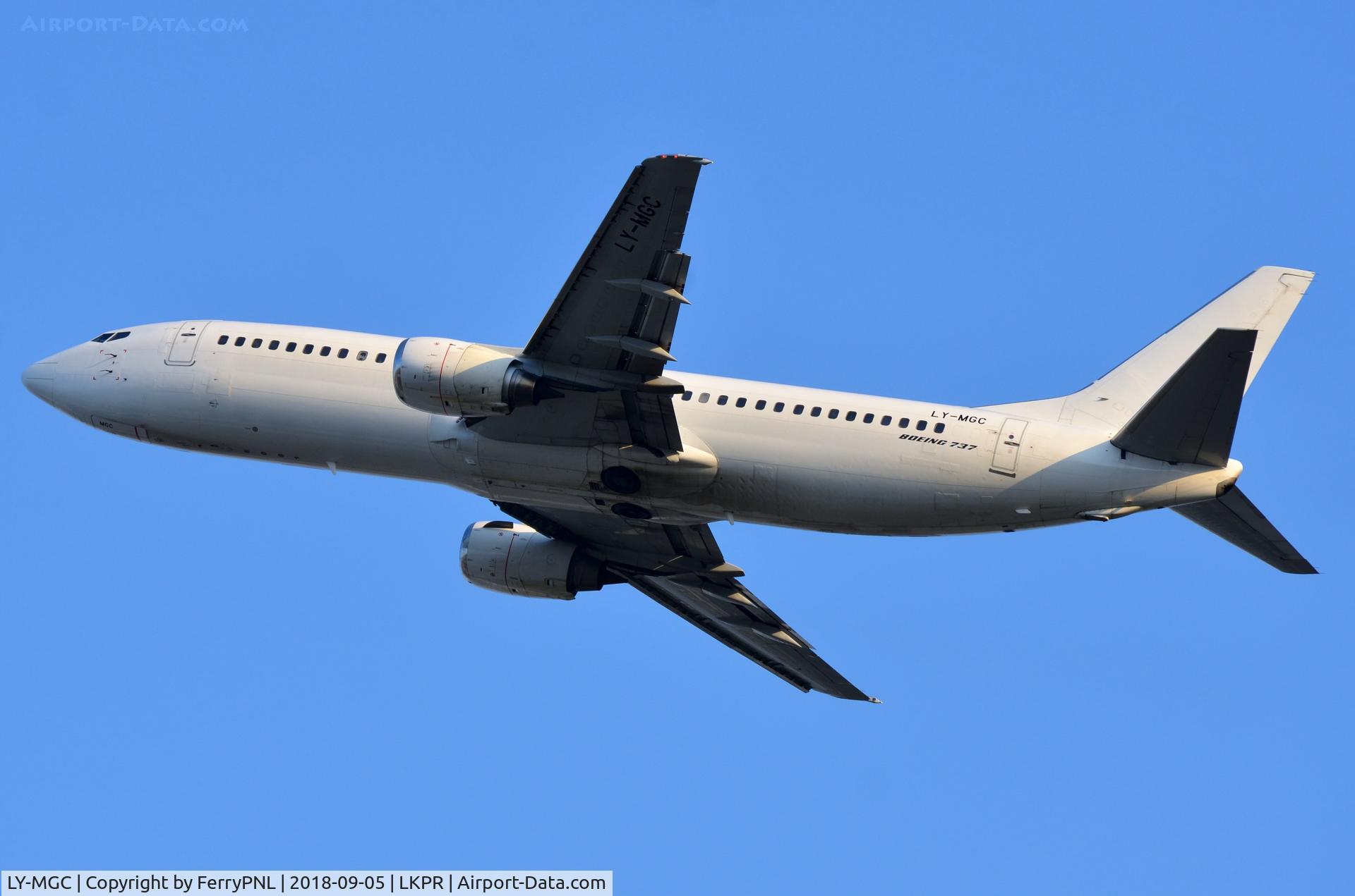 LY-MGC, 1991 Boeing 737-4Y0 C/N 24904, Getjet operating this B734 on behalf of Tunisair