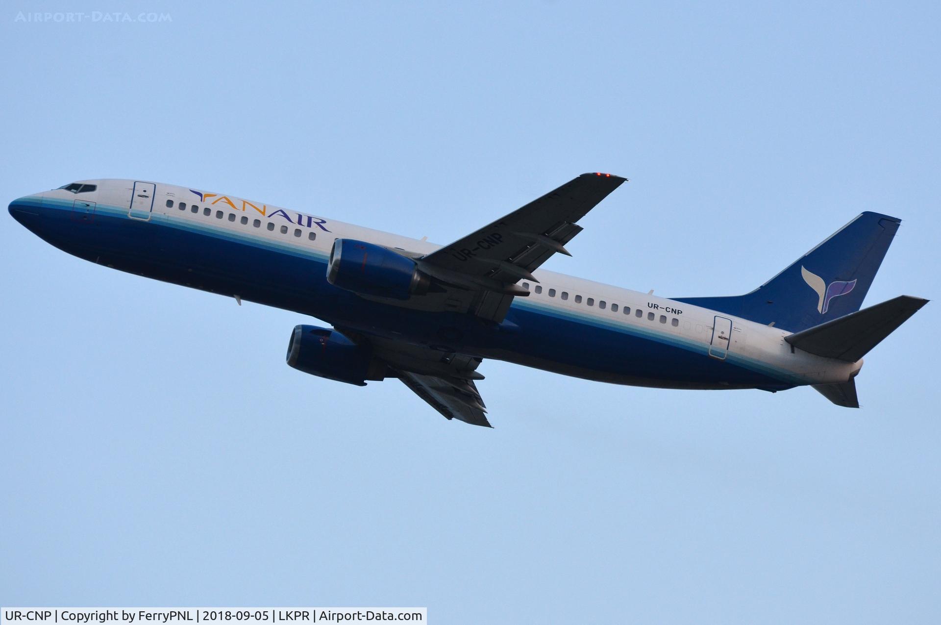 UR-CNP, 1988 Boeing 737-4Y0 C/N 23980, Yan Air B734 taking-off