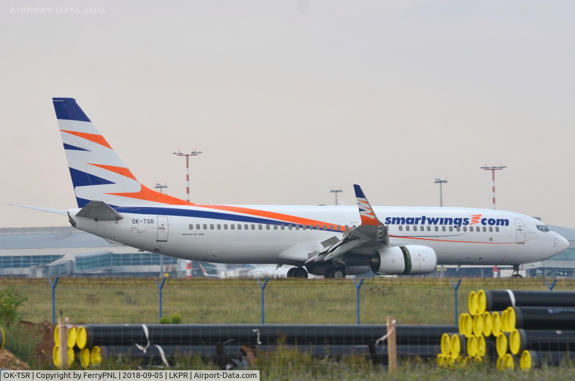 OK-TSR, 2010 Boeing 737-82R C/N 40875, Smartwings B738 arriving in PRG
