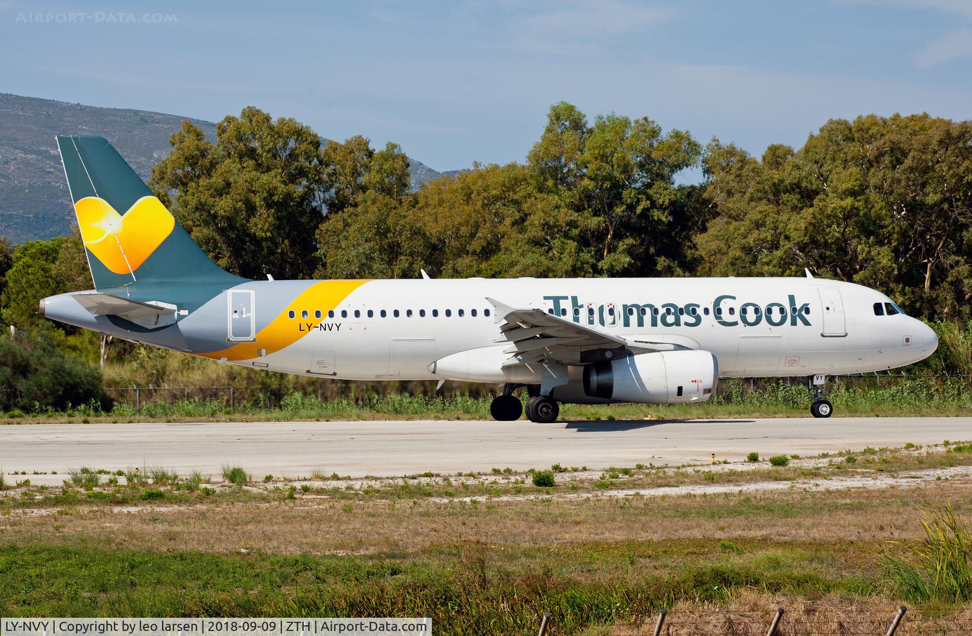 LY-NVY, 2002 Airbus A320-232 C/N 1909, Zakynthos 9.9.2018