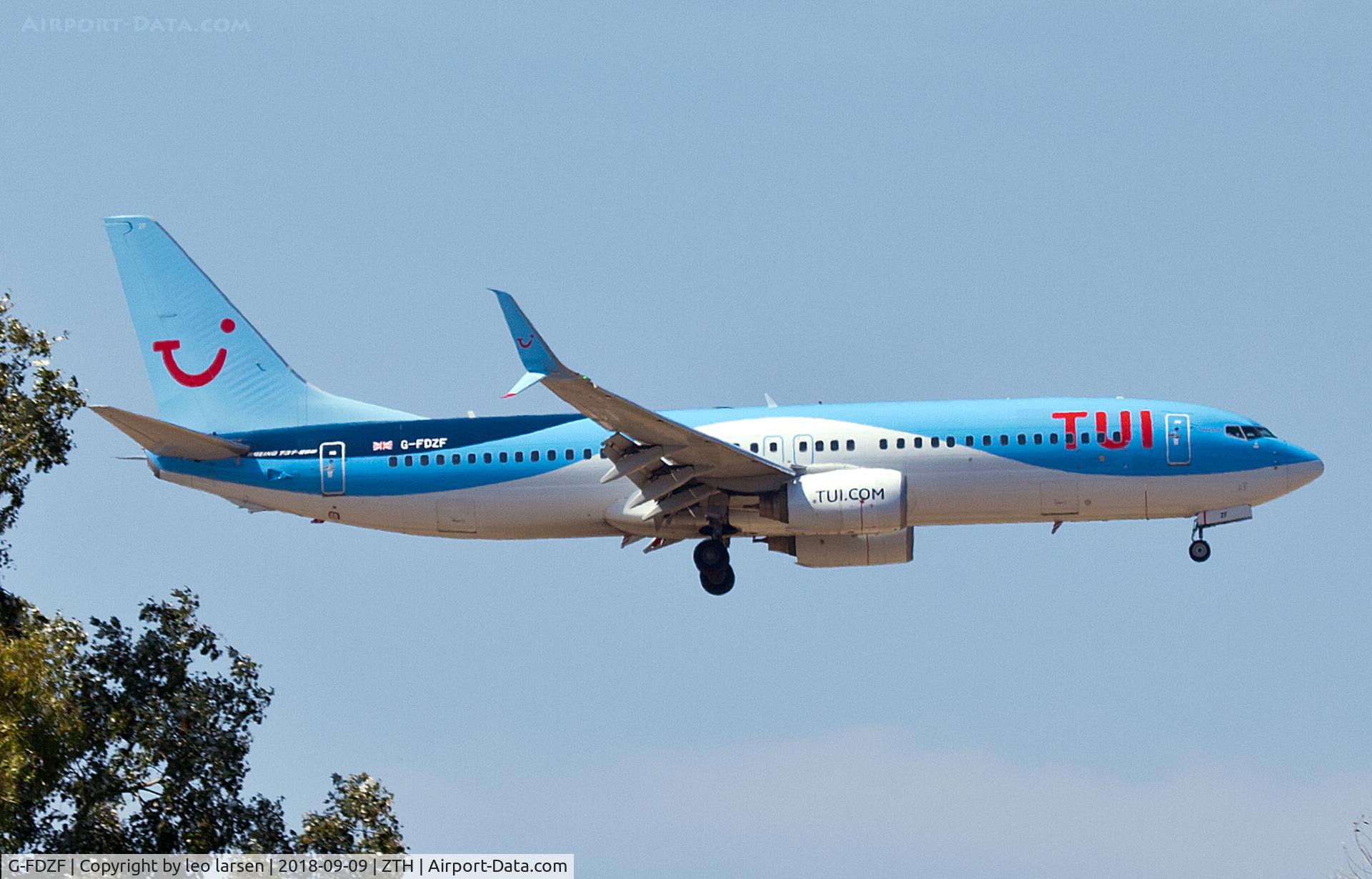 G-FDZF, 2008 Boeing 737-8K5 C/N 35138, Zakynthos 9.9.2018
