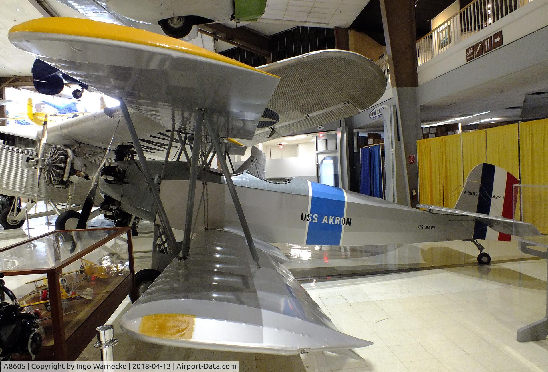 A8605, 1929 Consolidated N2Y-1 C/N Not found A8605, Consolidated N2Y-1 (Fleet Model 2) at the NMNA, Pensacola FL