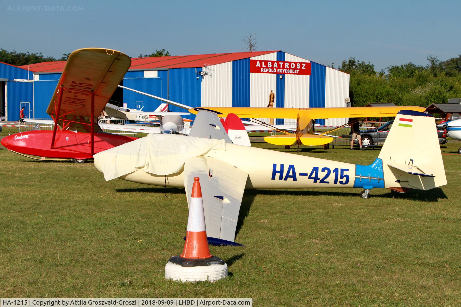 HA-4215, 1958 Rubik R-22SV Super Futar C C/N E-1157, LHBD - Ex Military Air Base, Börgönd Airport Airshow 2018