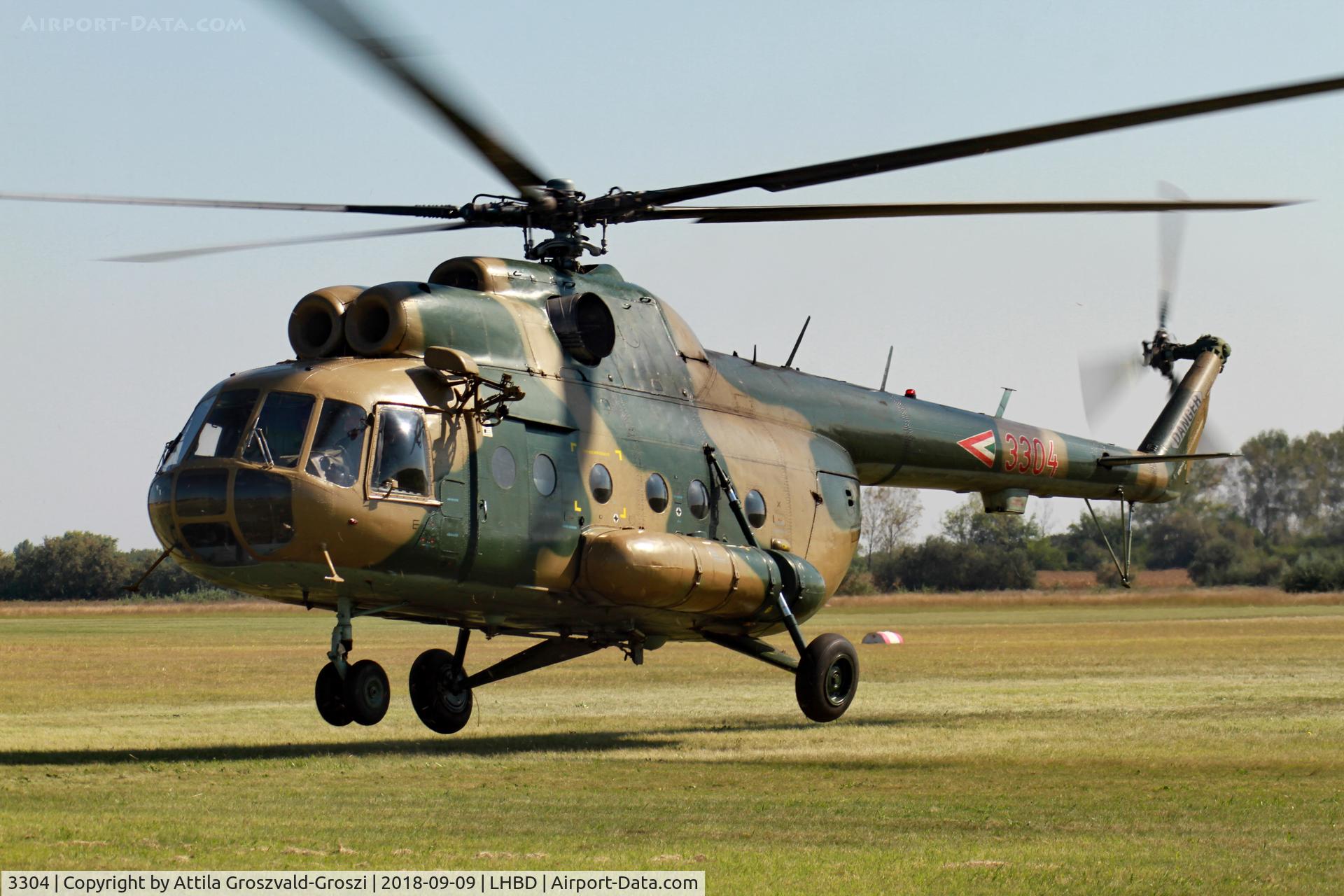 3304, 1985 Mil Mi-8T Hip C/N 20284, LHBD - Ex Military Air Base, Börgönd Airport Airshow 2018