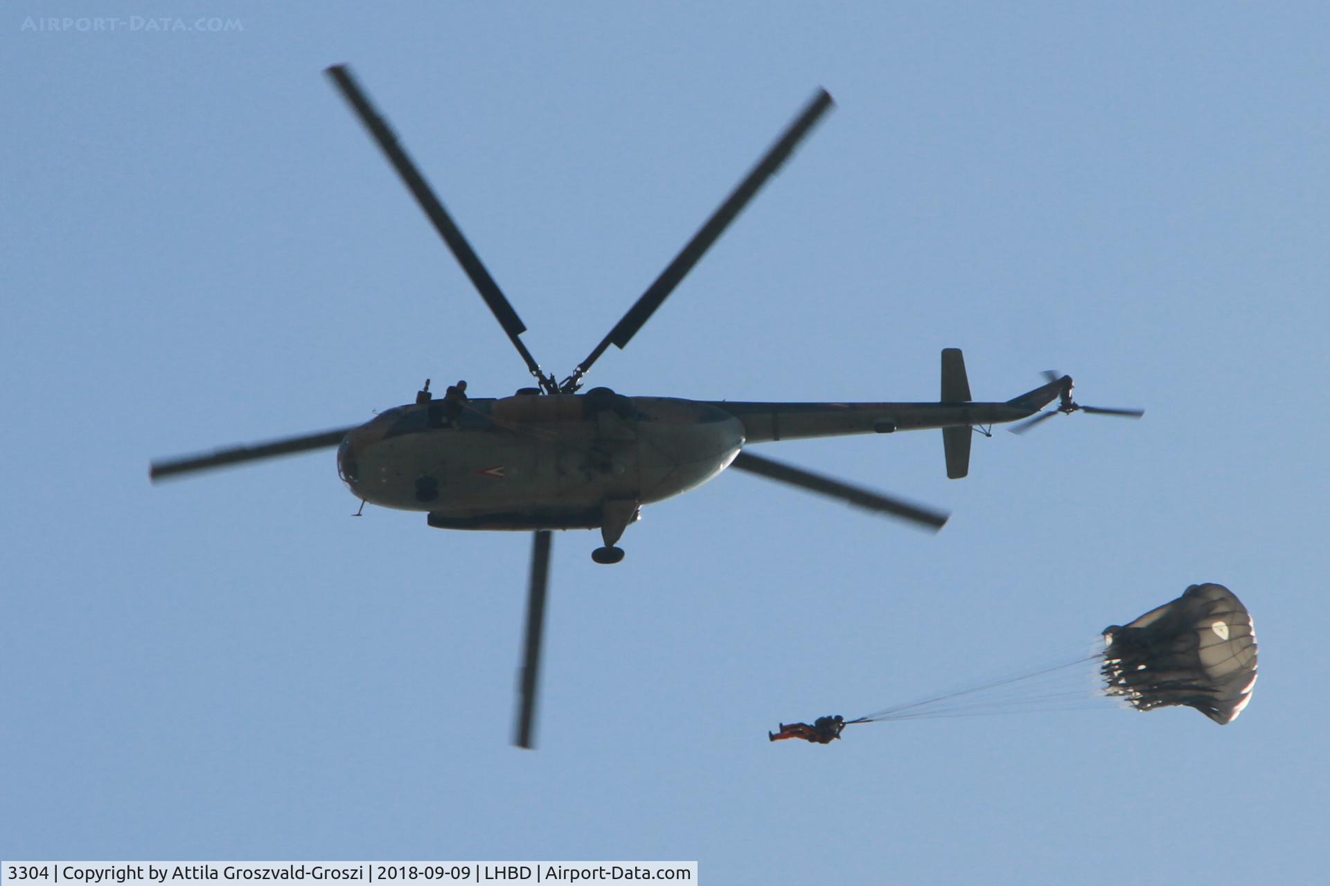 3304, 1985 Mil Mi-8T Hip C/N 20284, LHBD - Ex Military Air Base, Börgönd Airport Airshow 2018