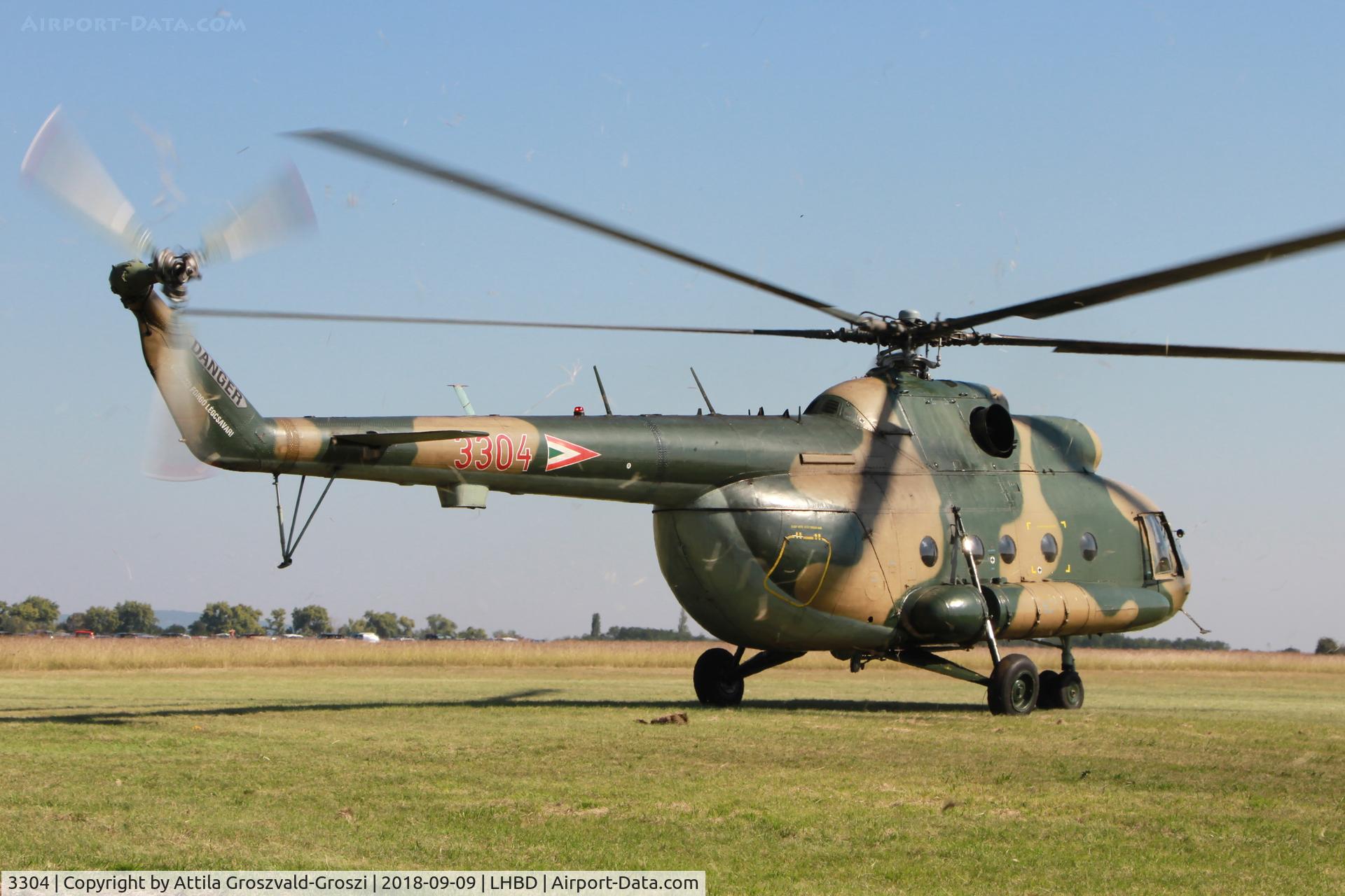 3304, 1985 Mil Mi-8T Hip C/N 20284, LHBD - Ex Military Air Base, Börgönd Airport Airshow 2018