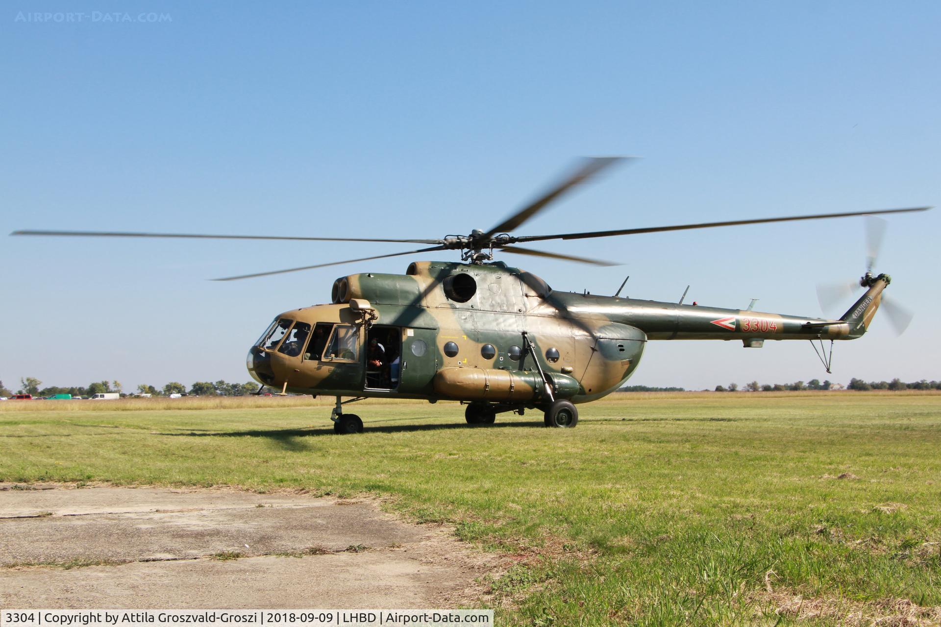 3304, 1985 Mil Mi-8T Hip C/N 20284, LHBD - Ex Military Air Base, Börgönd Airport Airshow 2018