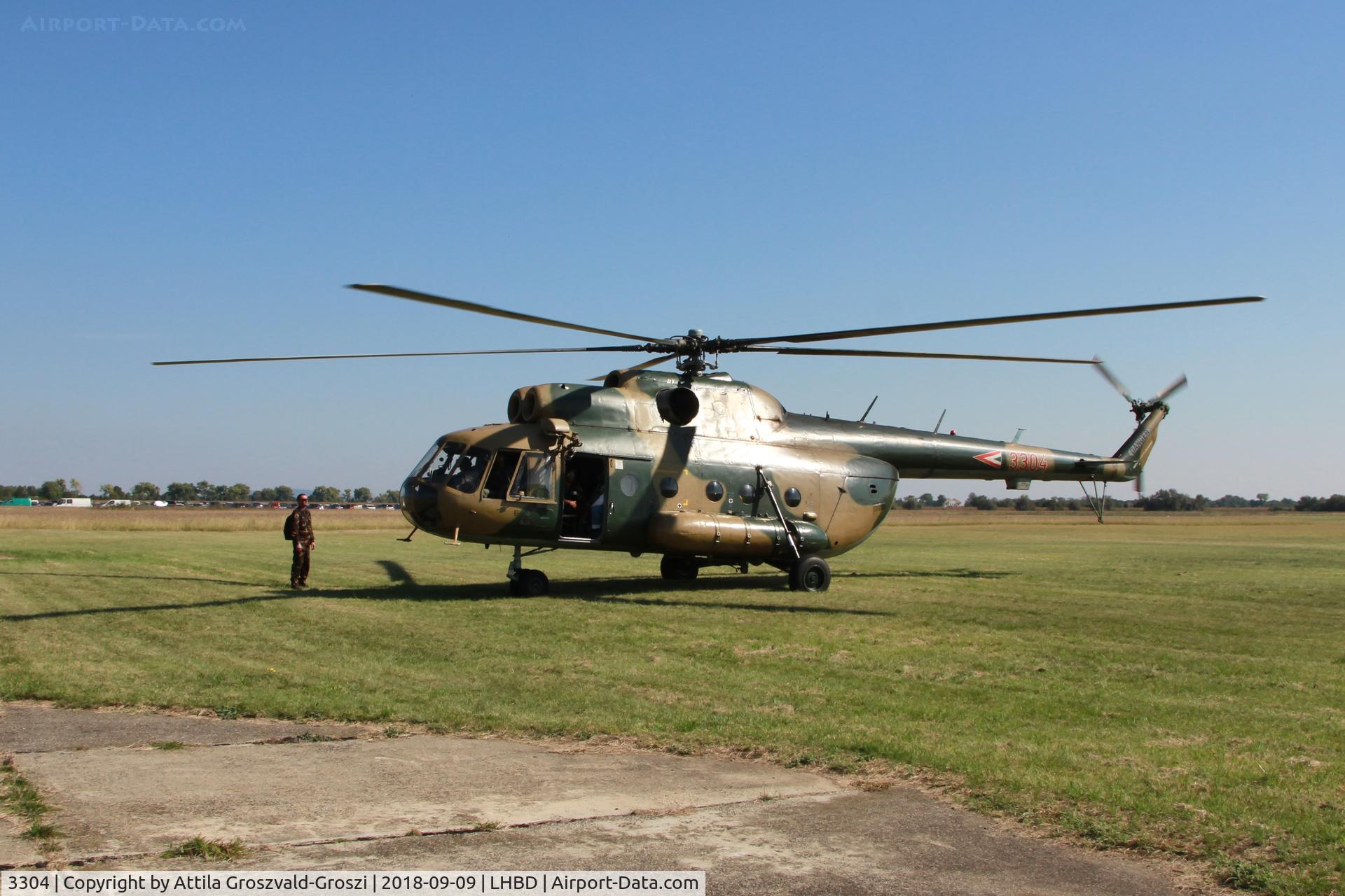 3304, 1985 Mil Mi-8T Hip C/N 20284, LHBD - Ex Military Air Base, Börgönd Airport Airshow 2018