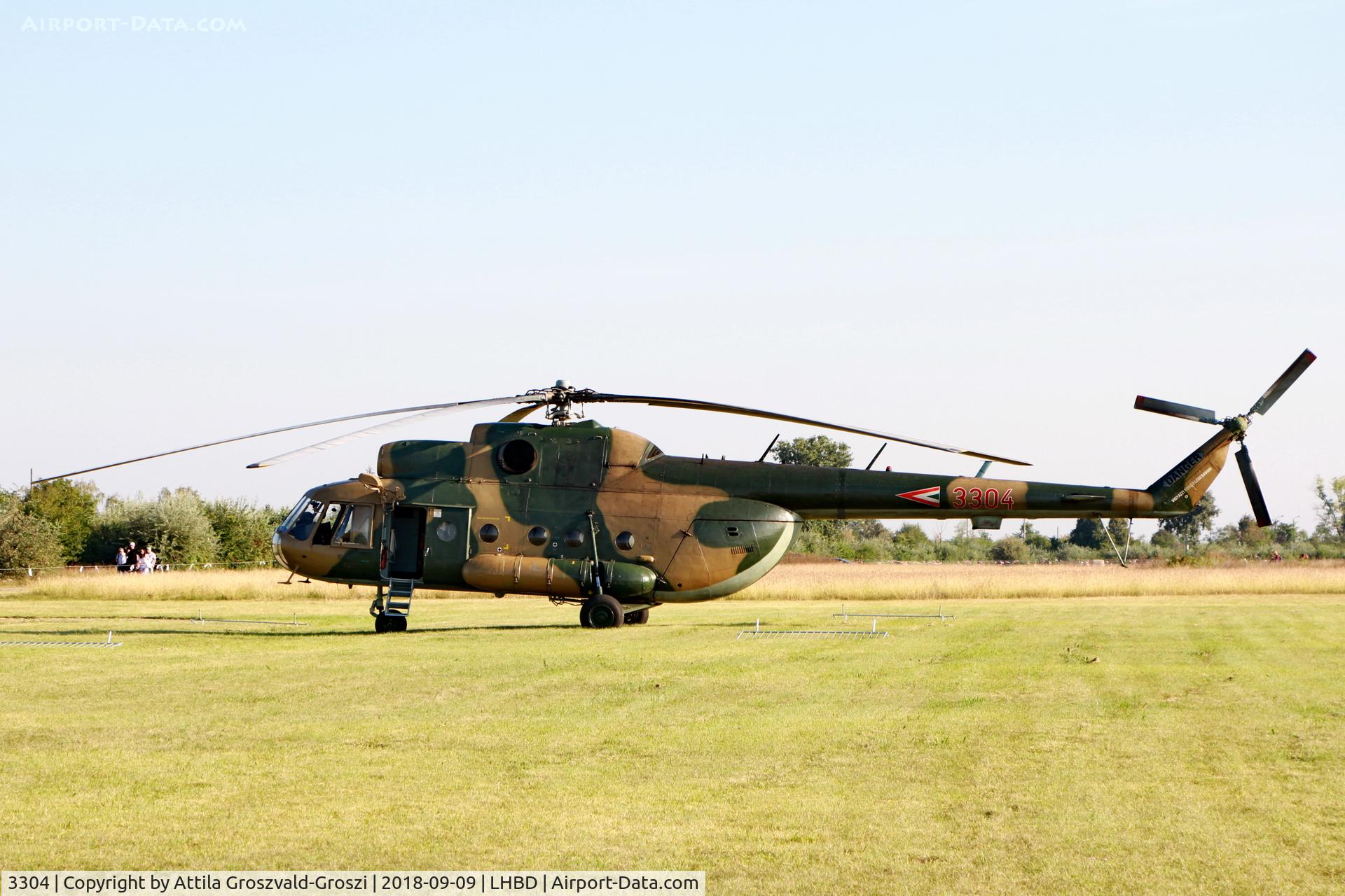 3304, 1985 Mil Mi-8T Hip C/N 20284, LHBD - Ex Military Air Base, Börgönd Airport Airshow 2018