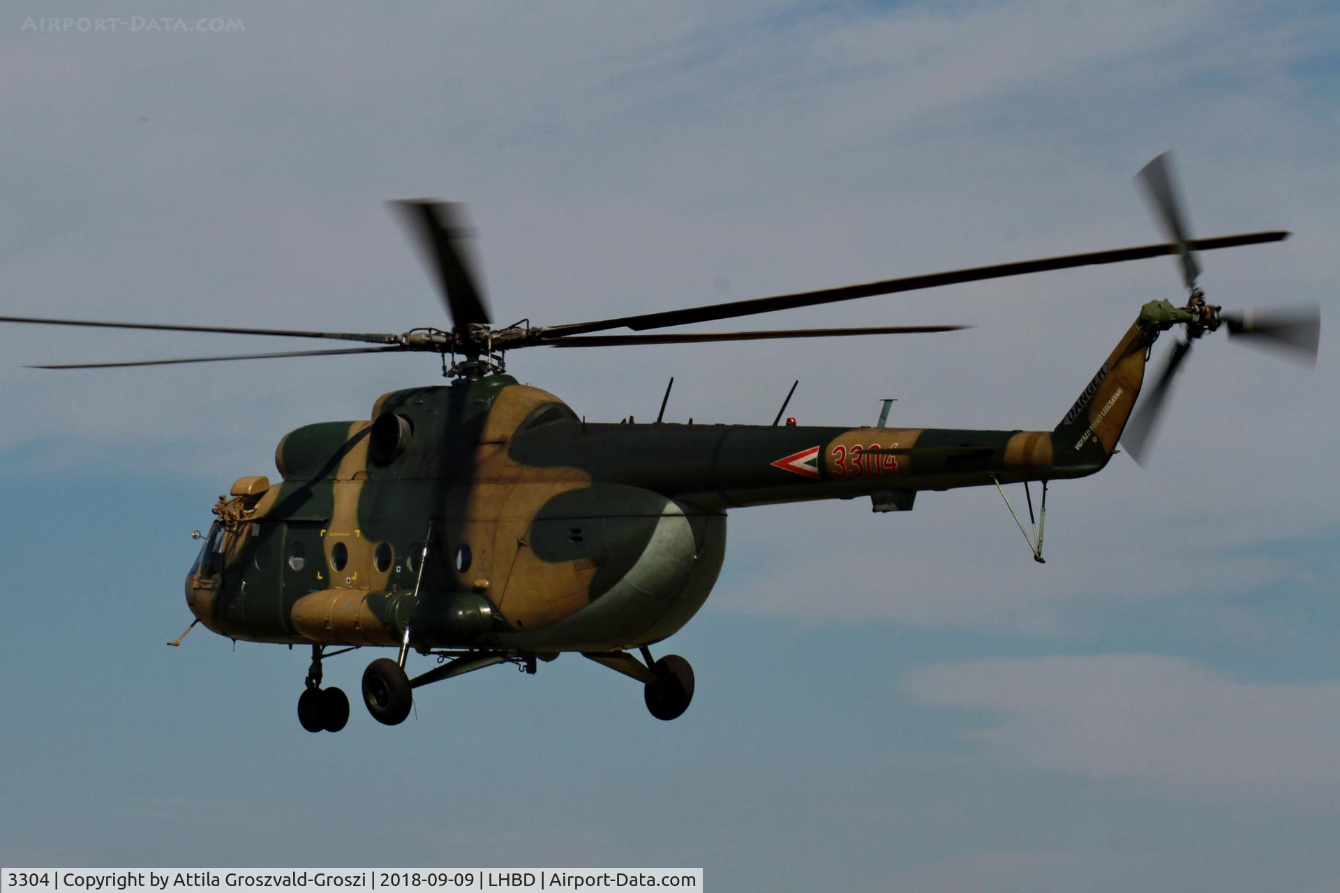 3304, 1985 Mil Mi-8T Hip C/N 20284, LHBD - Ex Military Air Base, Börgönd Airport Airshow 2018