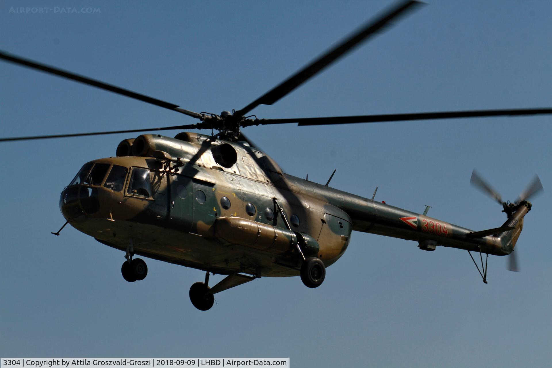 3304, 1985 Mil Mi-8T Hip C/N 20284, LHBD - Ex Military Air Base, Börgönd Airport Airshow 2018