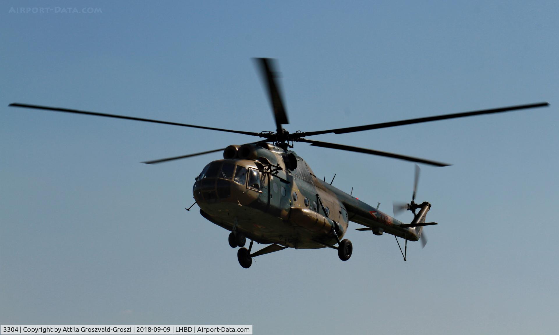 3304, 1985 Mil Mi-8T Hip C/N 20284, LHBD - Ex Military Air Base, Börgönd Airport Airshow 2018