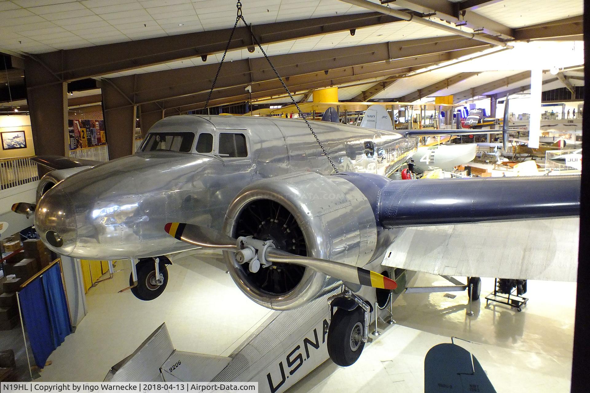 N19HL, 1938 Lockheed Electra 10-A C/N 1130, Lockheed Electra 10-A (R20-1) at the NMNA, Pensacola FL