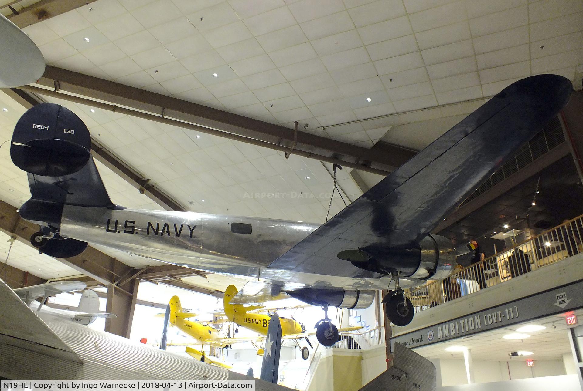 N19HL, 1938 Lockheed Electra 10-A C/N 1130, Lockheed Electra 10-A (R20-1) at the NMNA, Pensacola FL