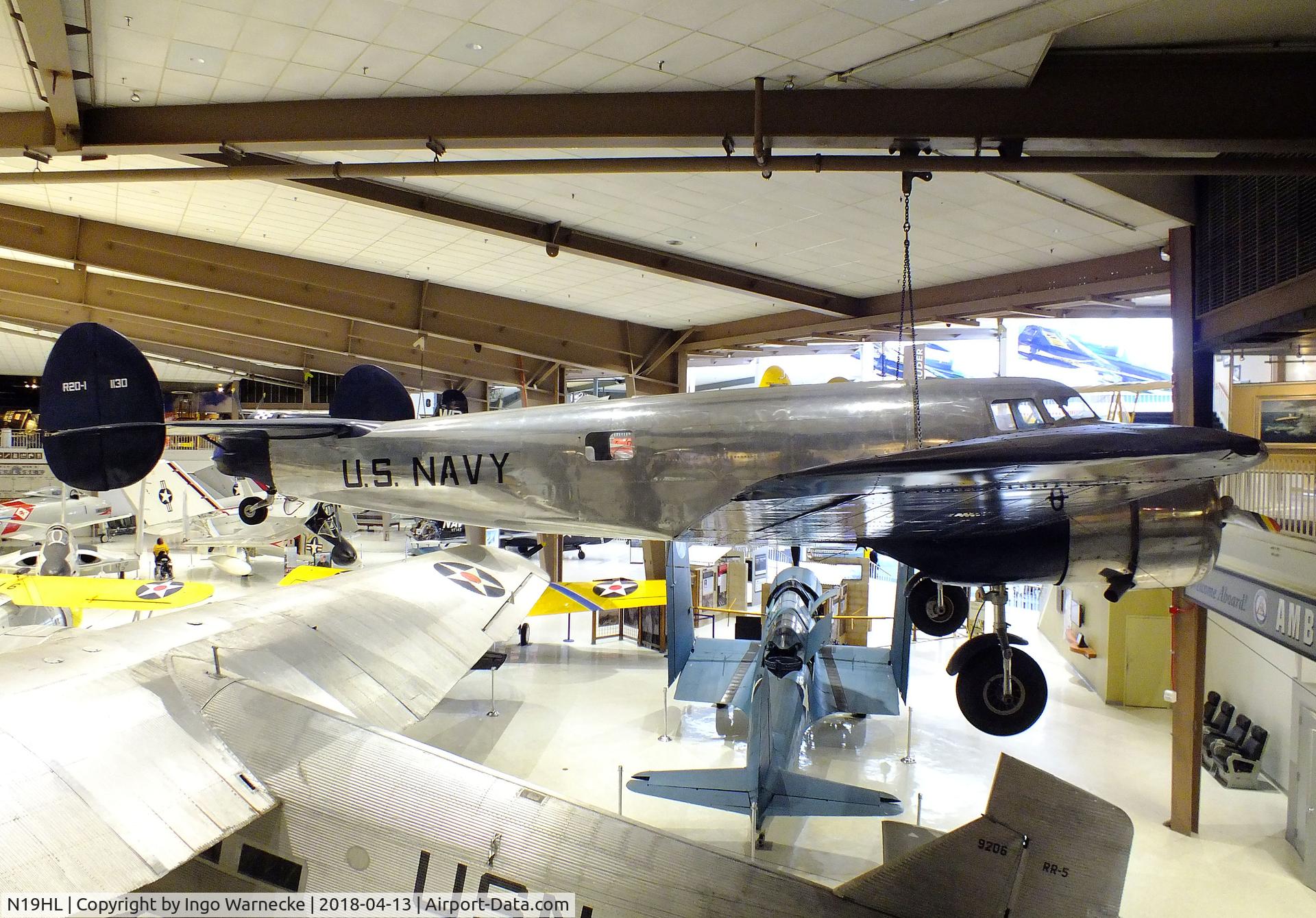 N19HL, 1938 Lockheed Electra 10-A C/N 1130, Lockheed Electra 10-A (R20-1) at the NMNA, Pensacola FL