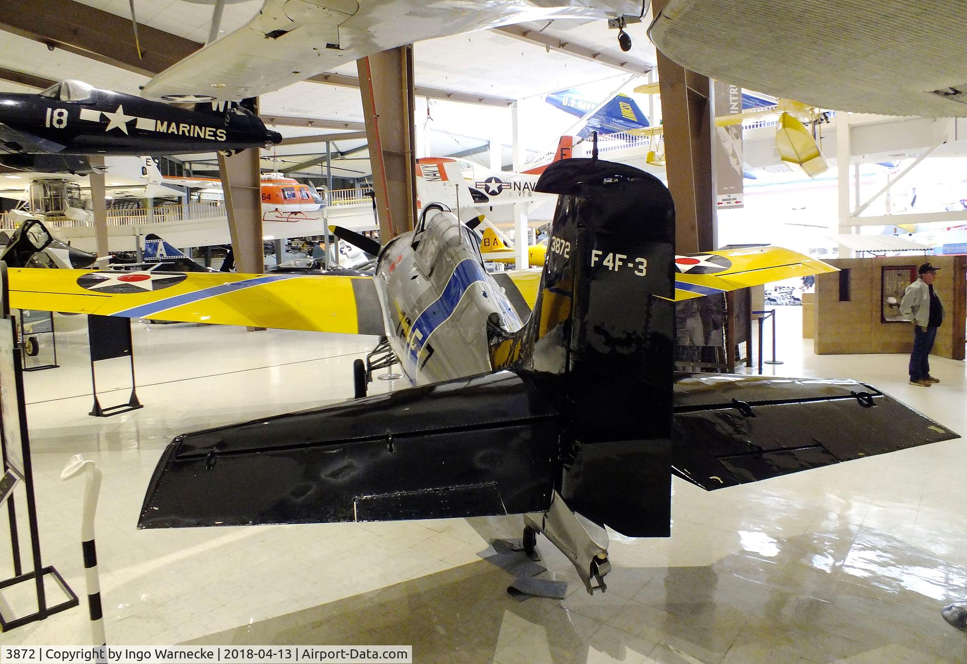 3872, Grumman F4F-3 Wildcat C/N 754, Grumman F4F-3 Wildcat at the NMNA, Pensacola FL