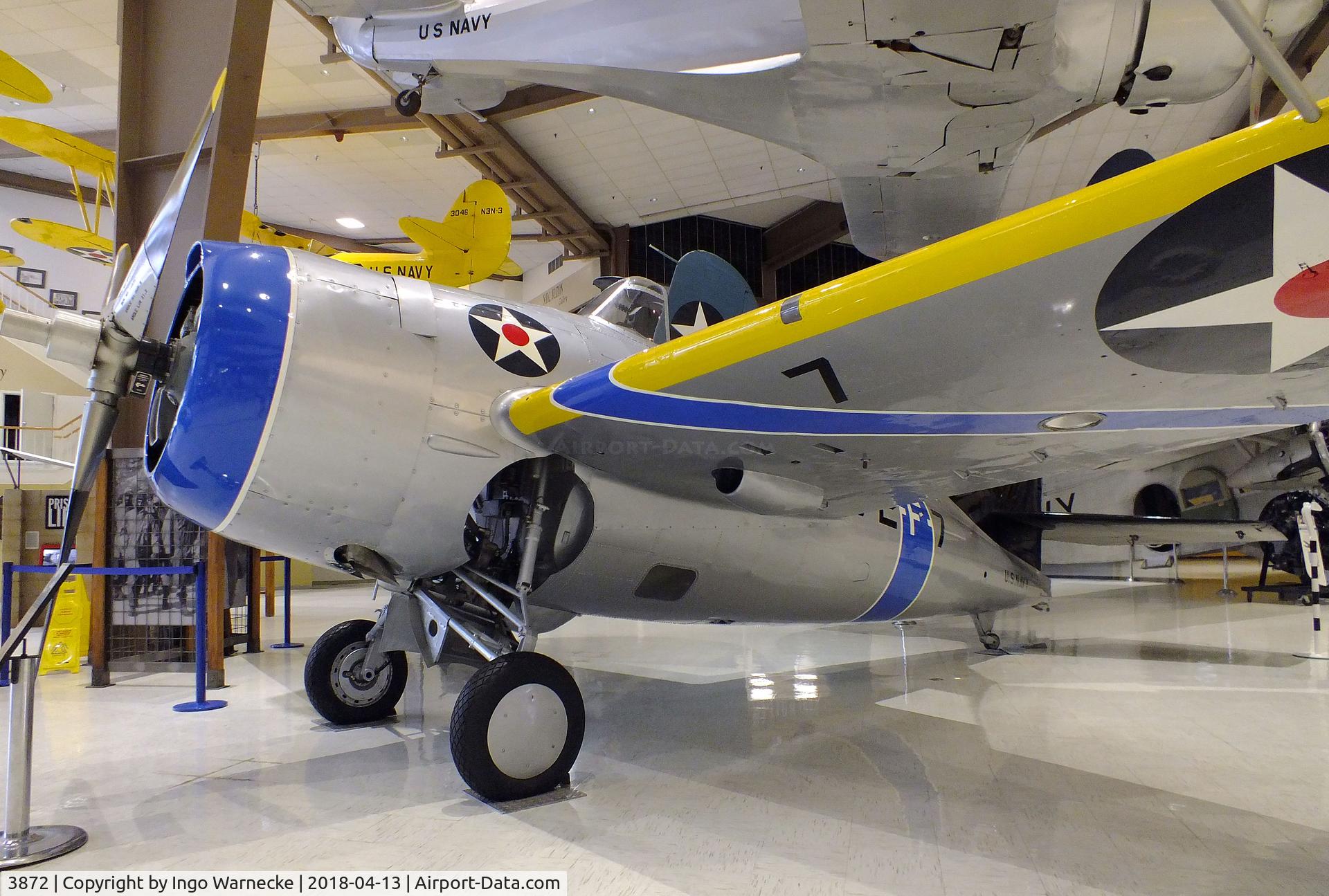 3872, Grumman F4F-3 Wildcat C/N 754, Grumman F4F-3 Wildcat at the NMNA, Pensacola FL
