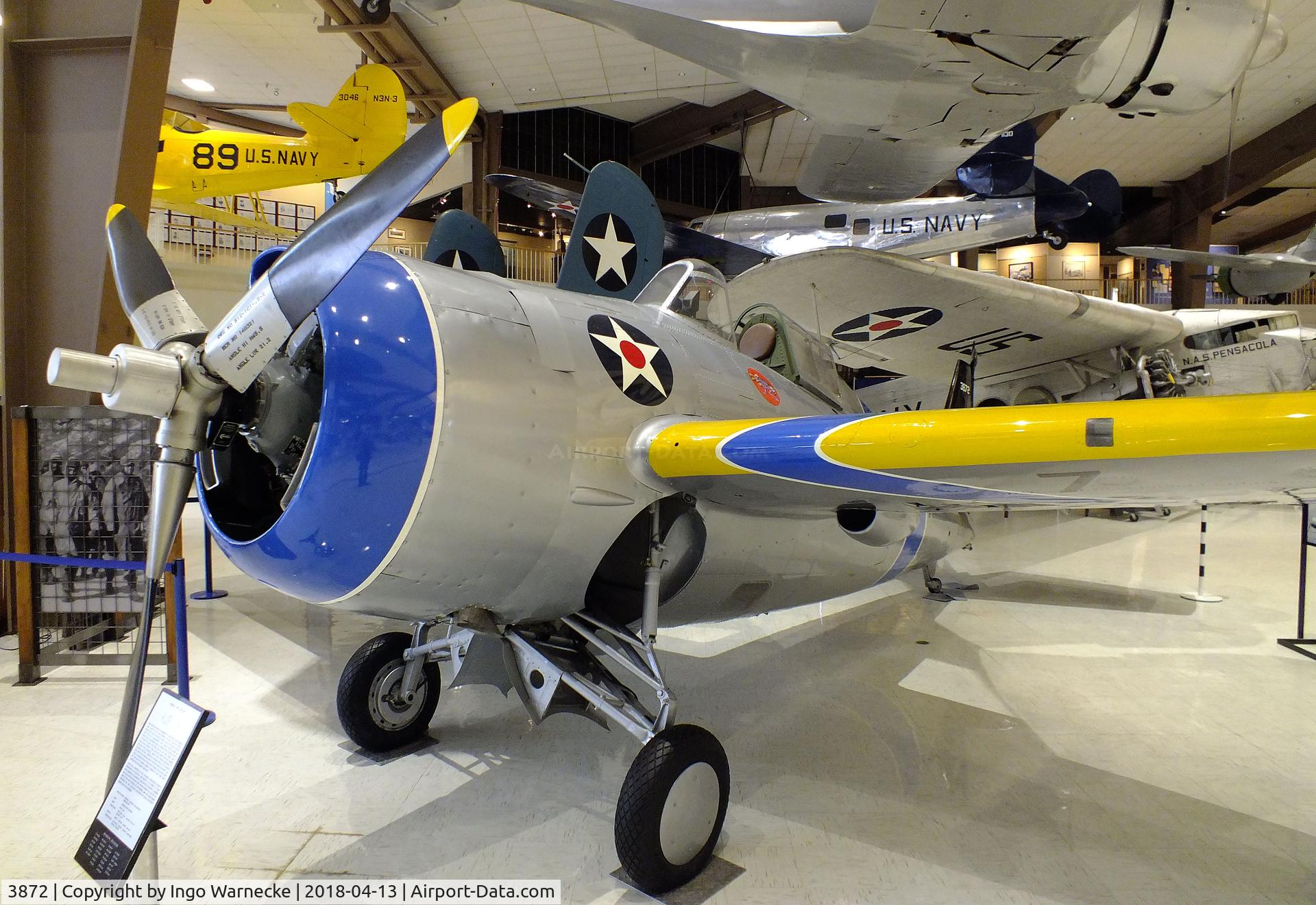 3872, Grumman F4F-3 Wildcat C/N 754, Grumman F4F-3 Wildcat at the NMNA, Pensacola FL