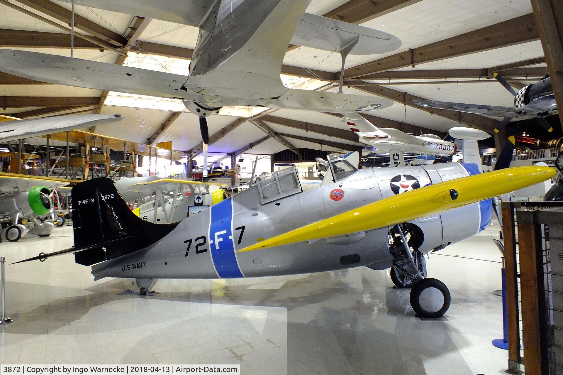 3872, Grumman F4F-3 Wildcat C/N 754, Grumman F4F-3 Wildcat at the NMNA, Pensacola FL