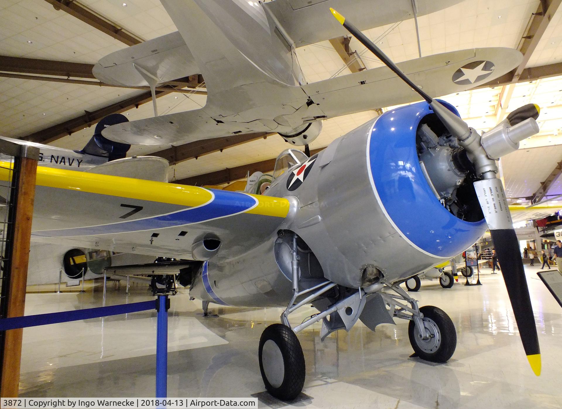 3872, Grumman F4F-3 Wildcat C/N 754, Grumman F4F-3 Wildcat at the NMNA, Pensacola FL