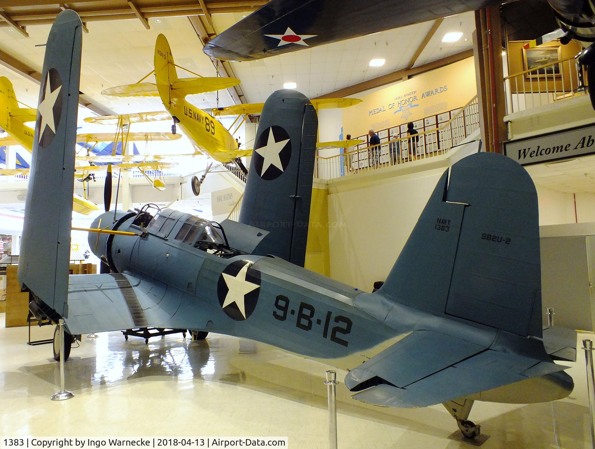 1383, 1938 Vought SB2U-1 Vindicator C/N Not found 1383, Vought SB2U-1 Vindicator at the NMNA, Pensacola FL