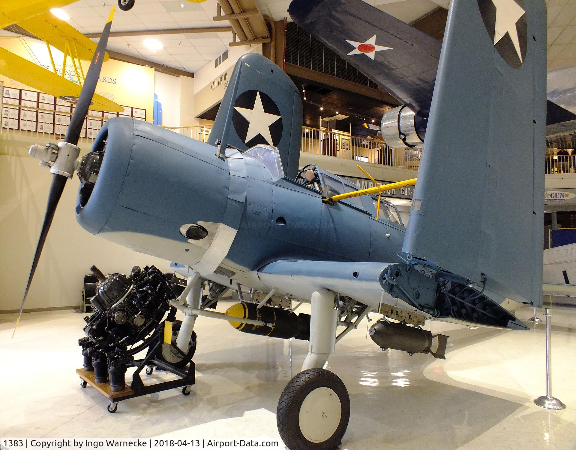 1383, 1938 Vought SB2U-1 Vindicator C/N Not found 1383, Vought SB2U-1 Vindicator at the NMNA, Pensacola FL
