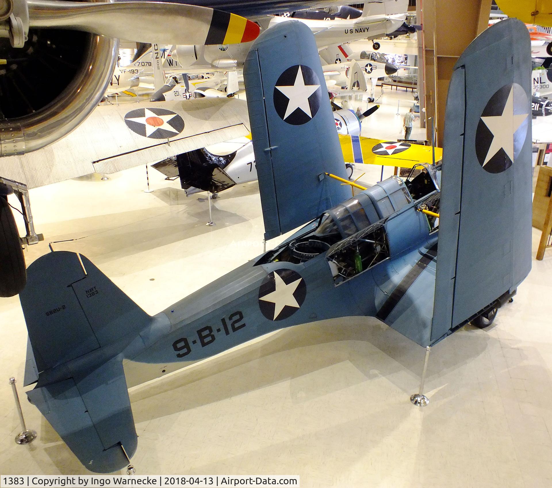1383, 1938 Vought SB2U-1 Vindicator C/N Not found 1383, Vought SB2U-1 Vindicator at the NMNA, Pensacola FL