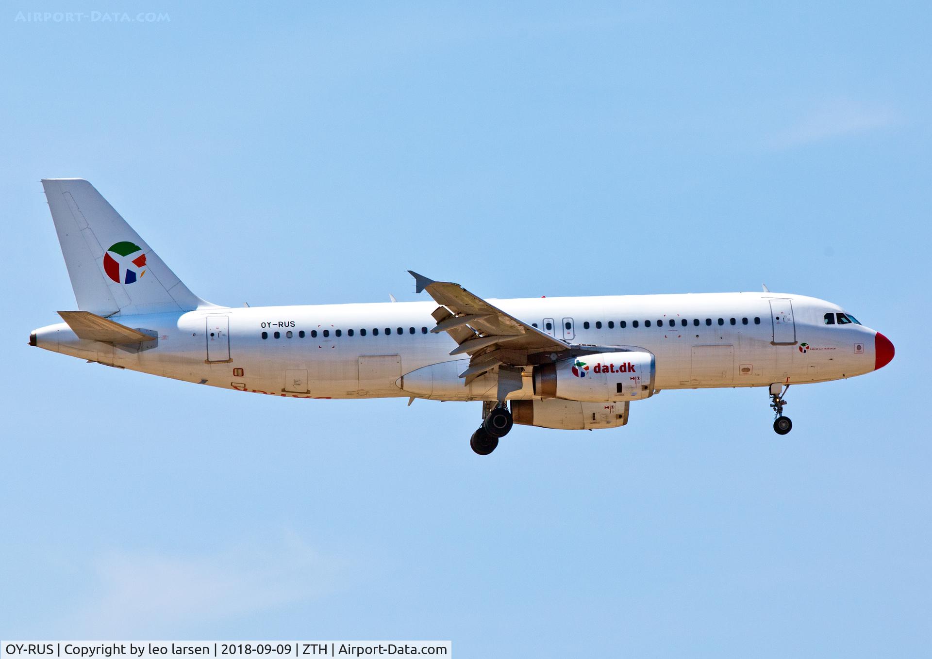 OY-RUS, 1993 Airbus A320-231 C/N 447, Zakynthos 9.9.2018