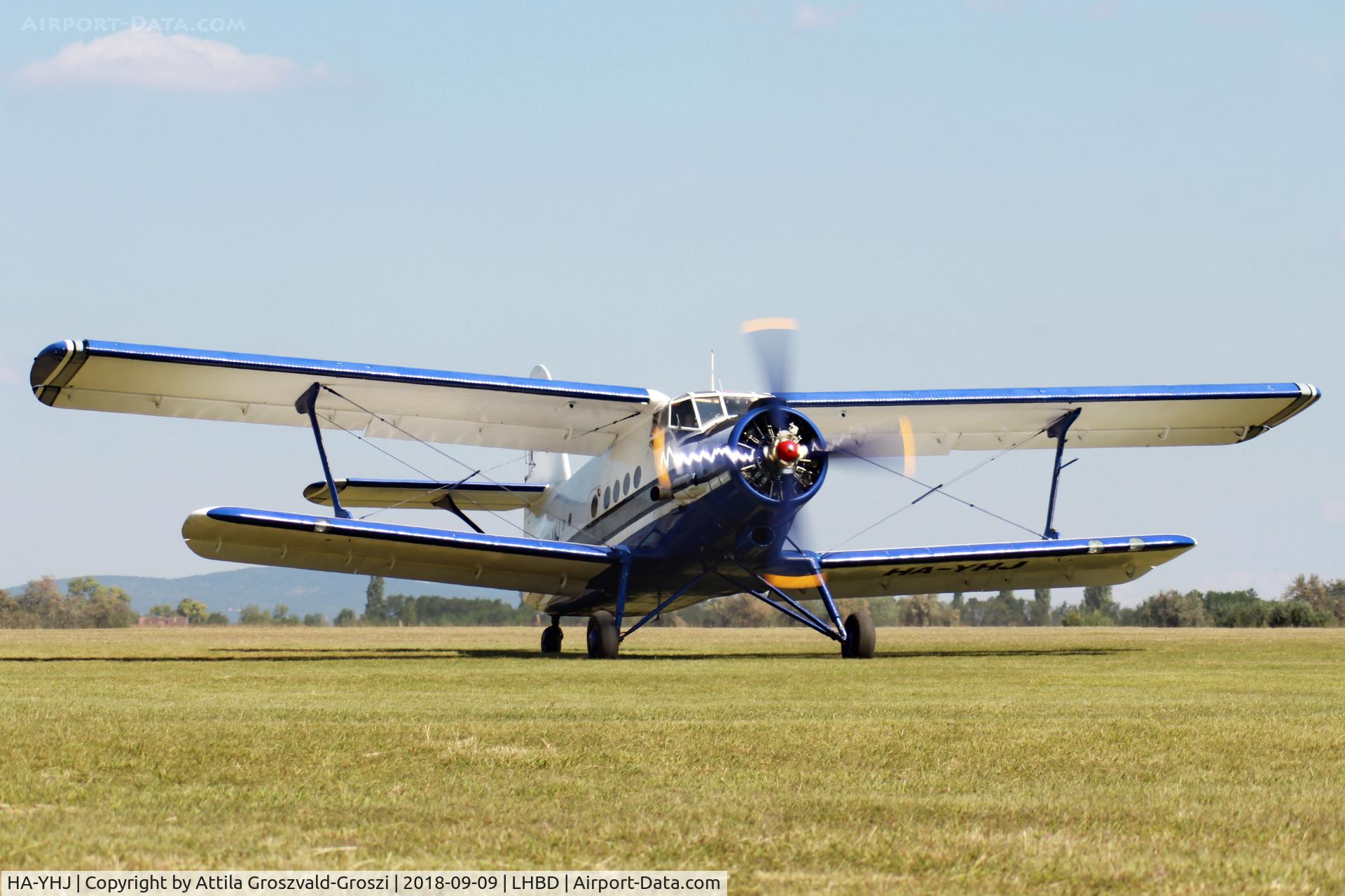 HA-YHJ, PZL-Mielec An-2TP C/N 1G238-53, LHBD - Ex Military Air Base, Börgönd Airport Airshow 2018