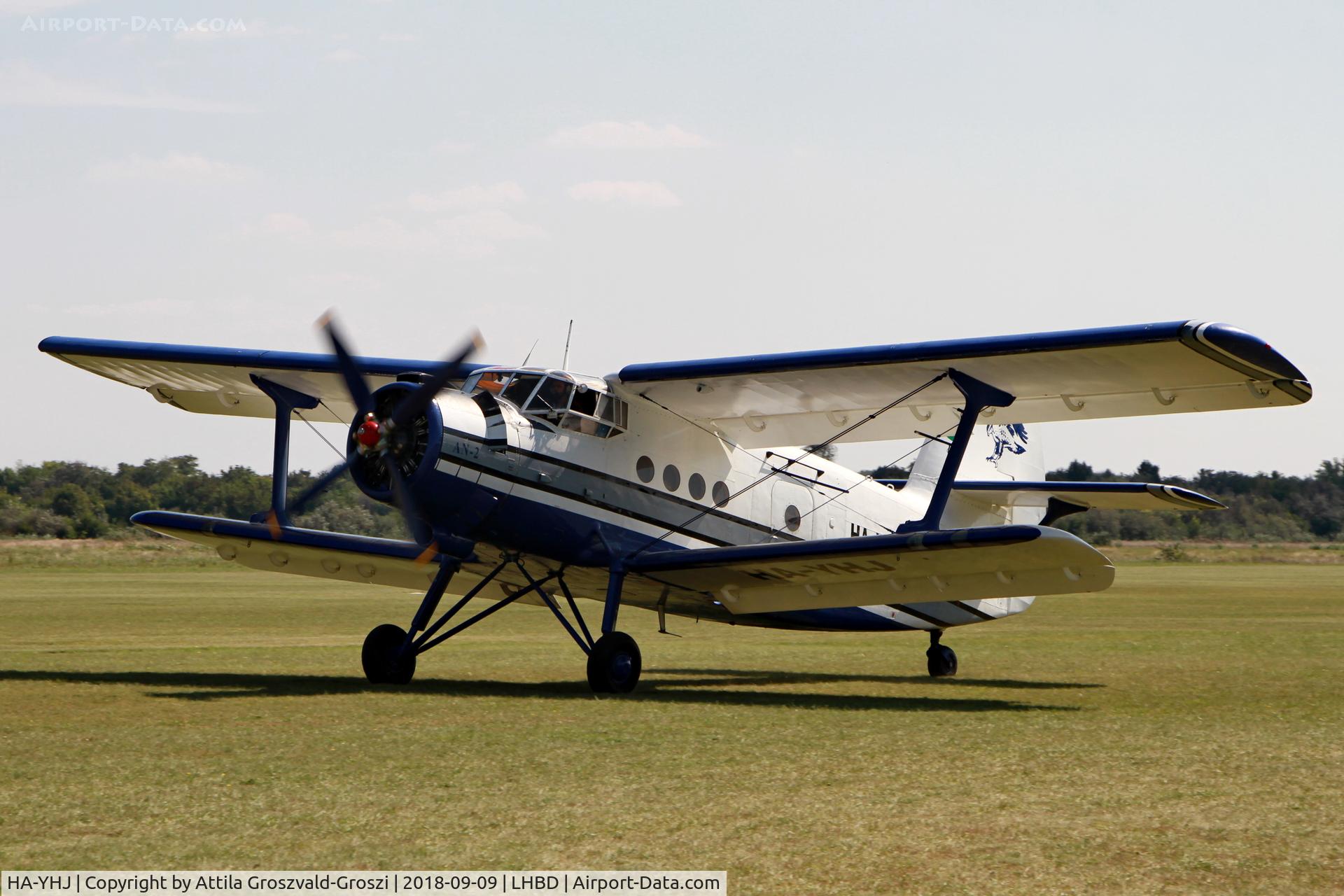 HA-YHJ, PZL-Mielec An-2TP C/N 1G238-53, LHBD - Ex Military Air Base, Börgönd Airport Airshow 2018