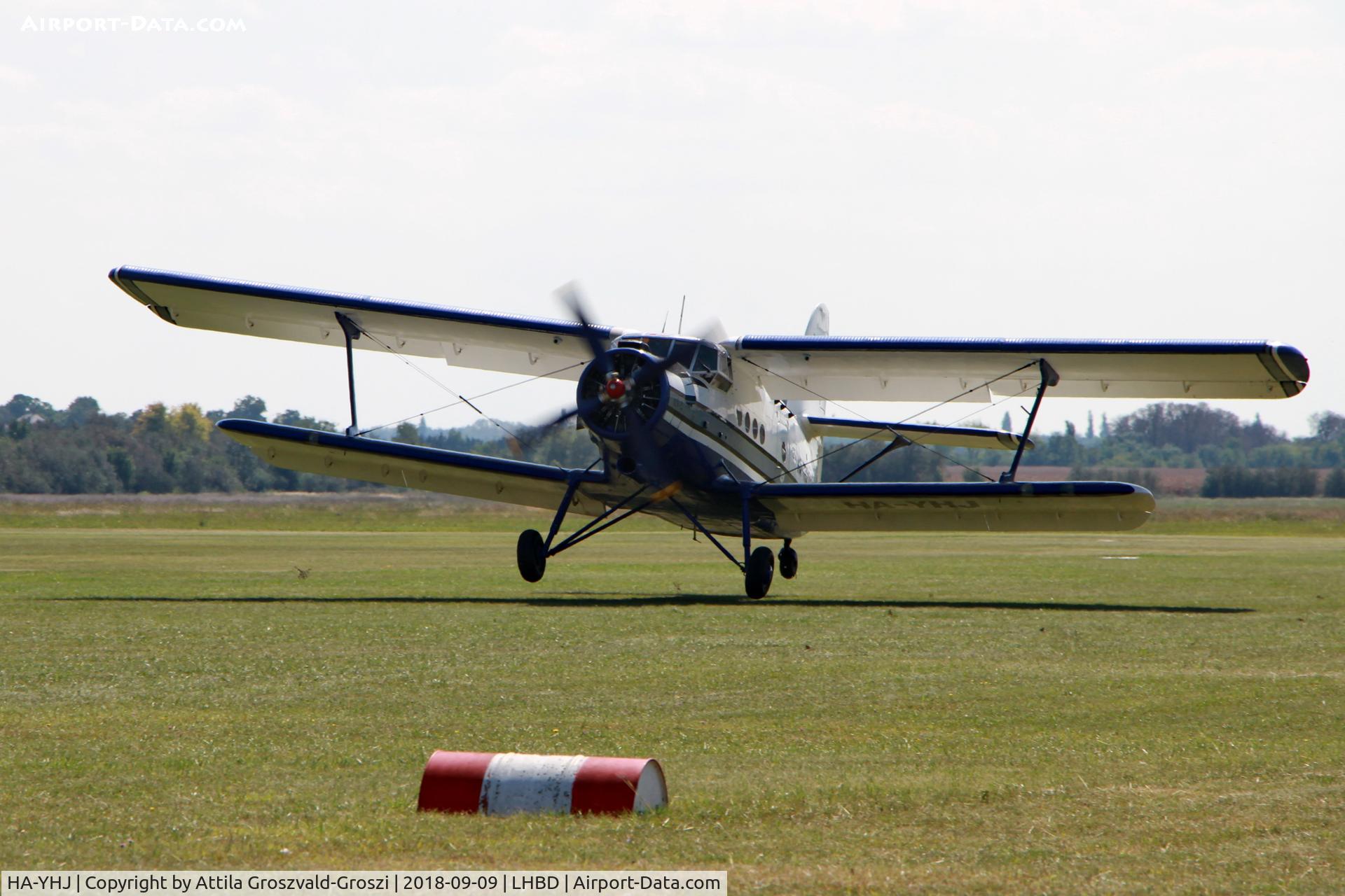 HA-YHJ, PZL-Mielec An-2TP C/N 1G238-53, LHBD - Ex Military Air Base, Börgönd Airport Airshow 2018