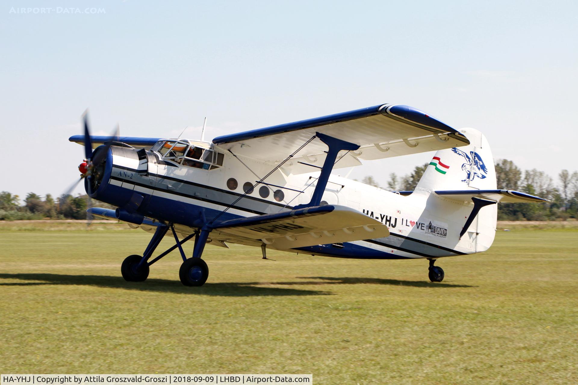 HA-YHJ, PZL-Mielec An-2TP C/N 1G238-53, LHBD - Ex Military Air Base, Börgönd Airport Airshow 2018