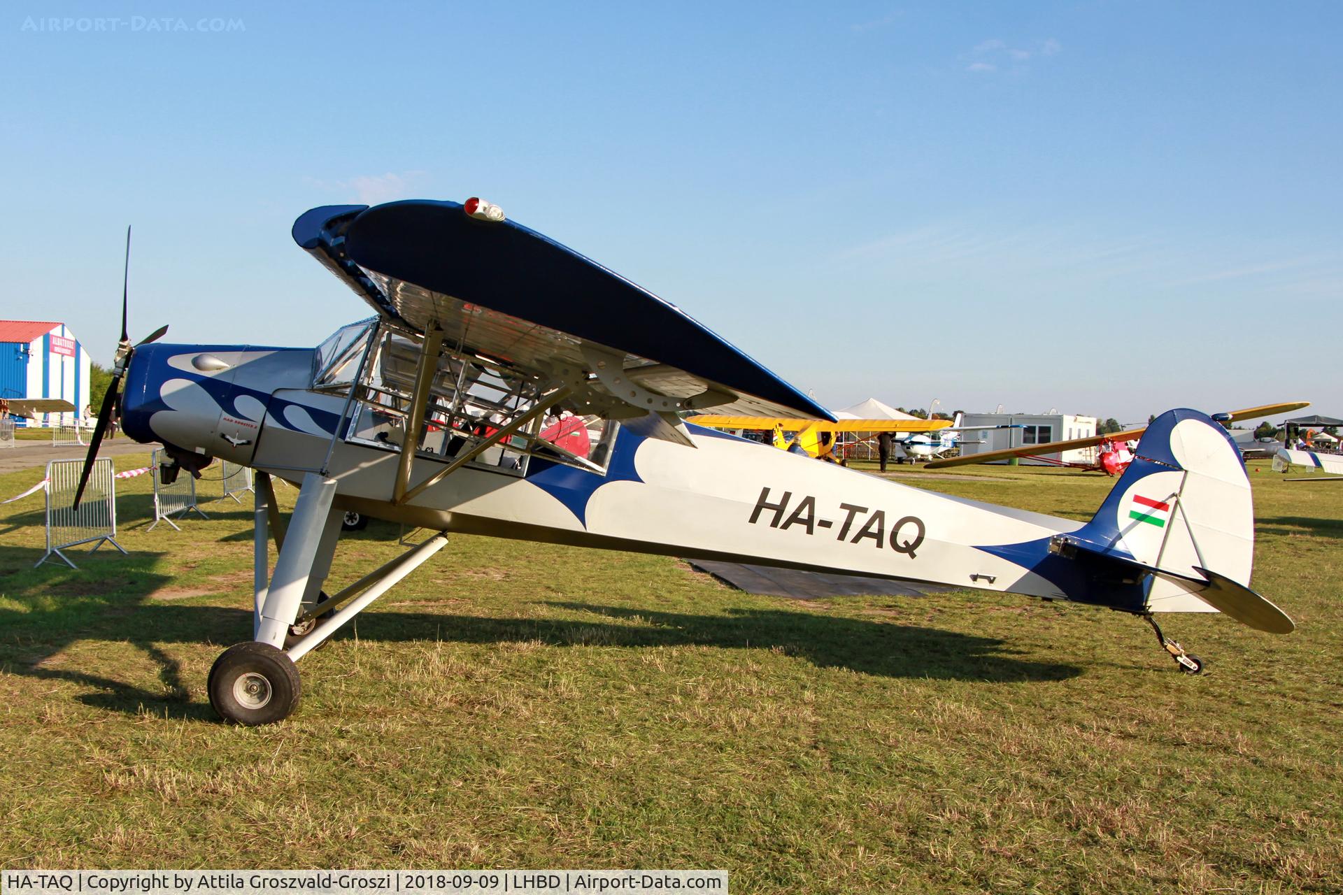 HA-TAQ, Slepcev Storch SS-MK4 C/N SS4-051, LHBD - Ex Military Air Base, Börgönd Airport Airshow 2018