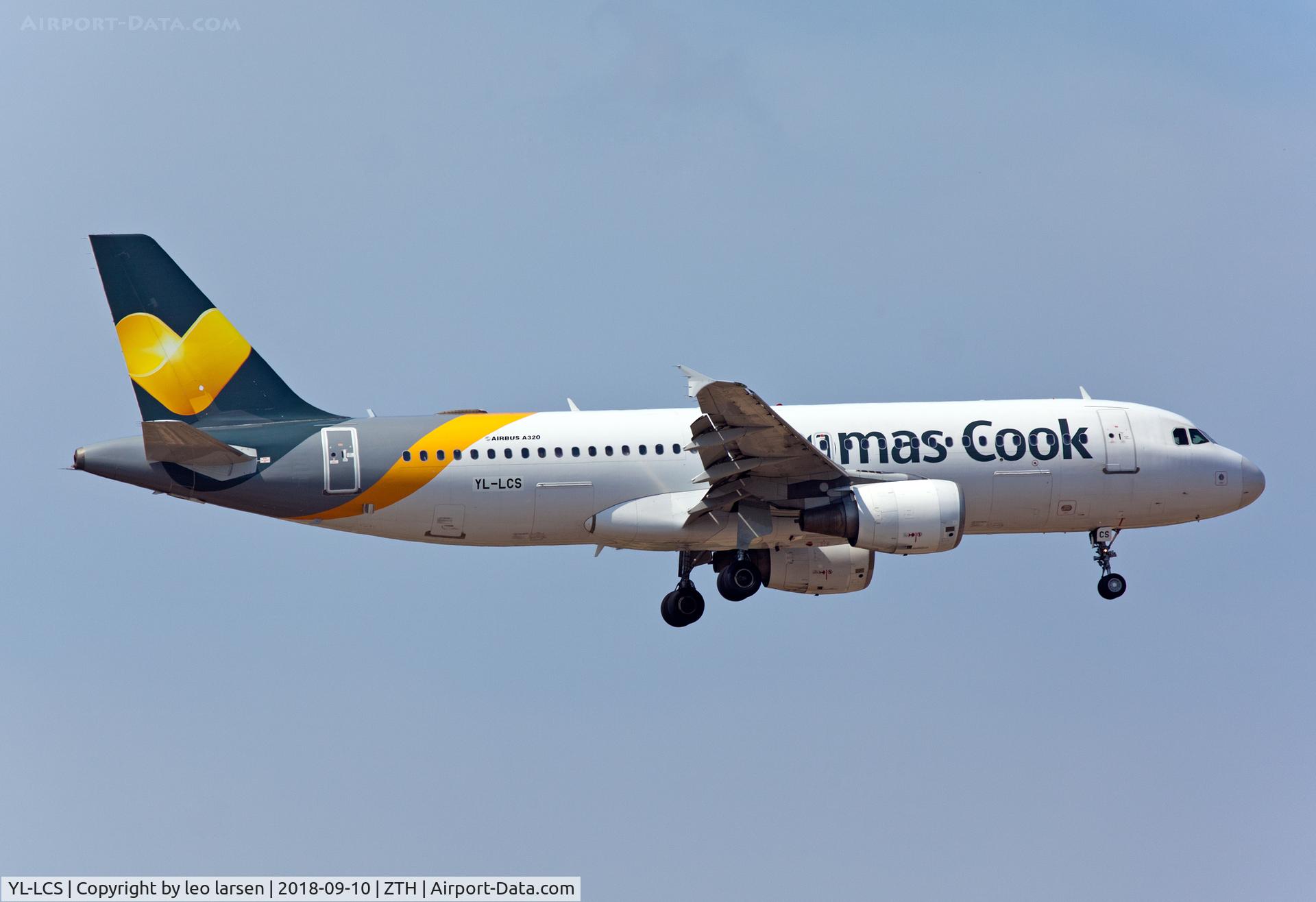 YL-LCS, 1995 Airbus A320-214 C/N 566, Zakynthos 10.9.2018