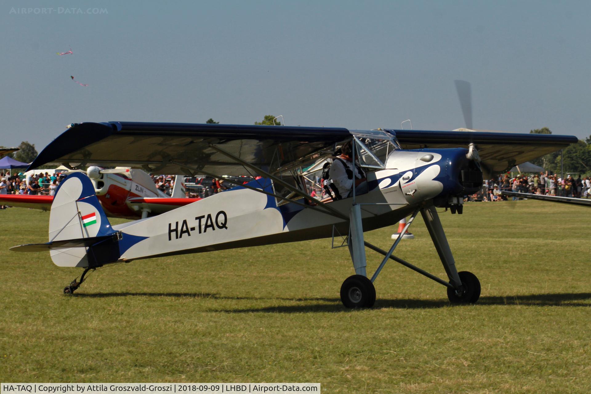 HA-TAQ, Slepcev Storch SS-MK4 C/N SS4-051, LHBD - Ex Military Air Base, Börgönd Airport Airshow 2018